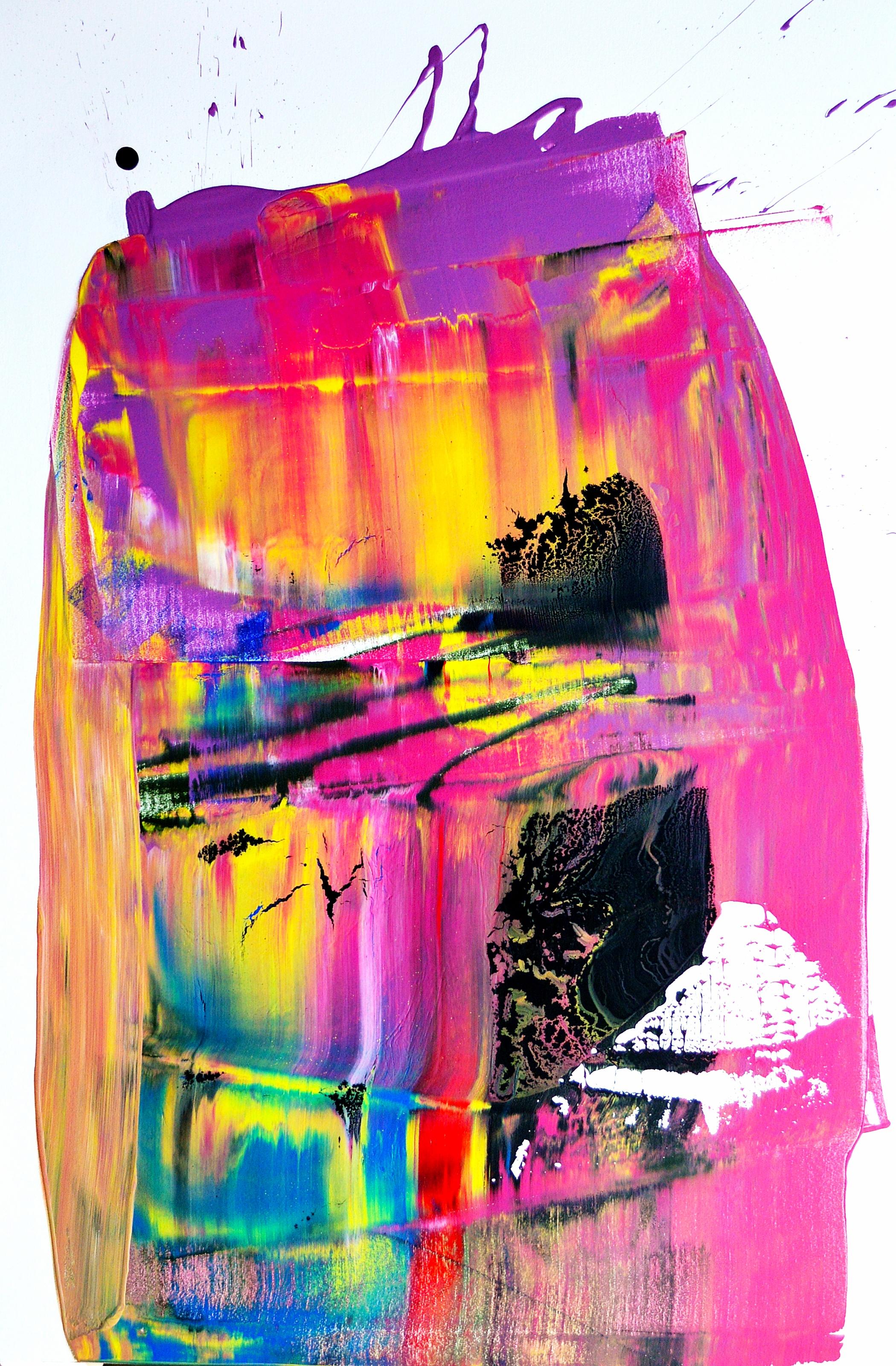 Anthony Hunter Super Duper Pinky Yellow Scrape With Dark Green