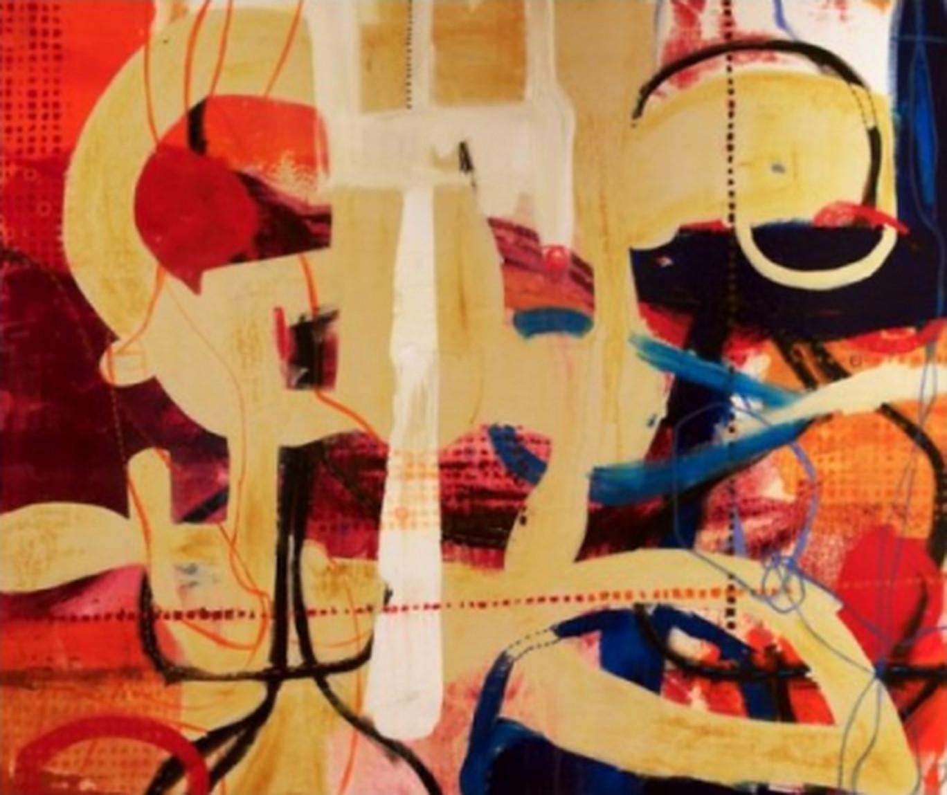Anthony LIGGINGS Abstract Painting -  Rock My Baby, 2010 