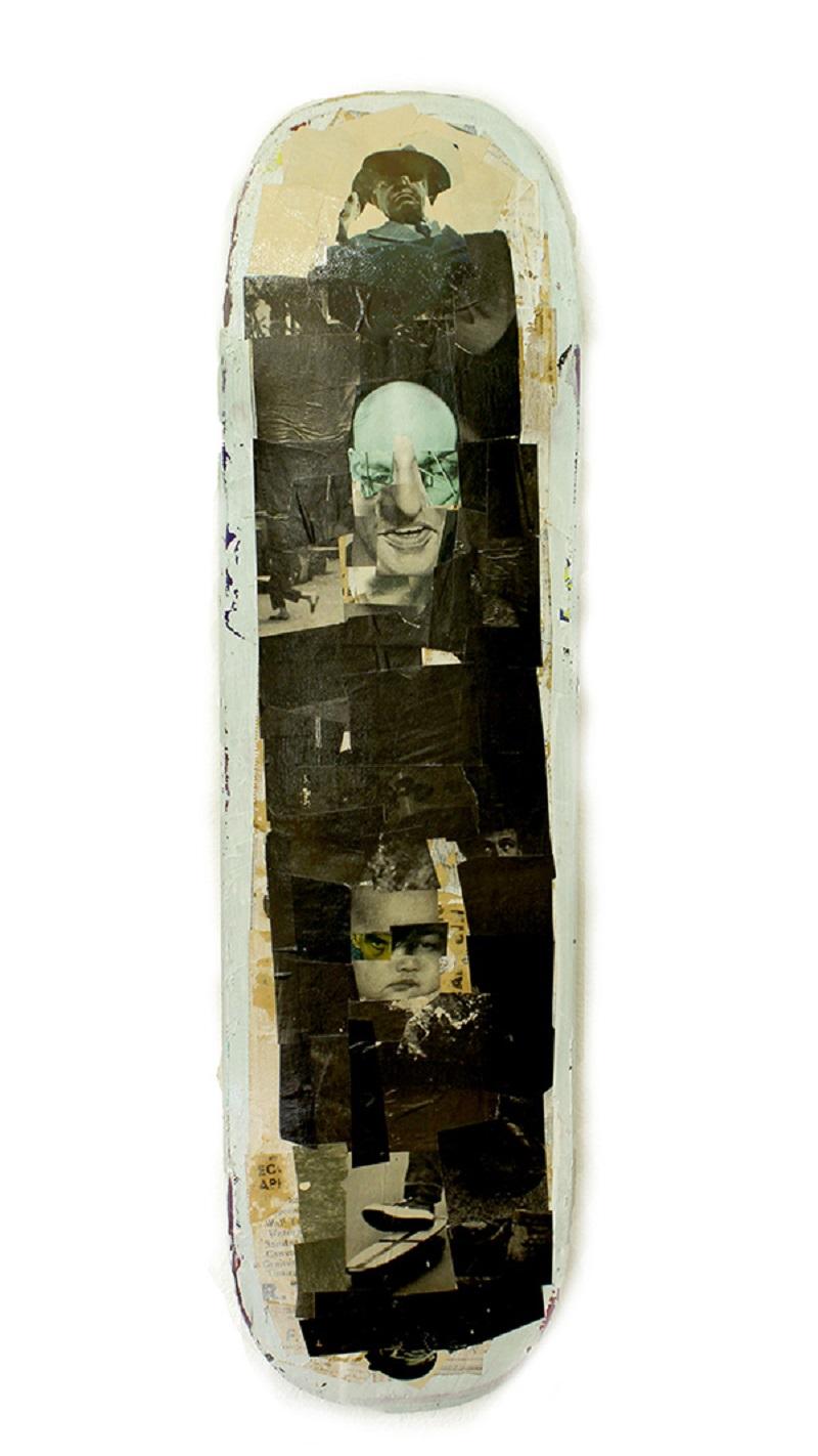 Skateboard #1 - Mixed Media Art by Anthony May 