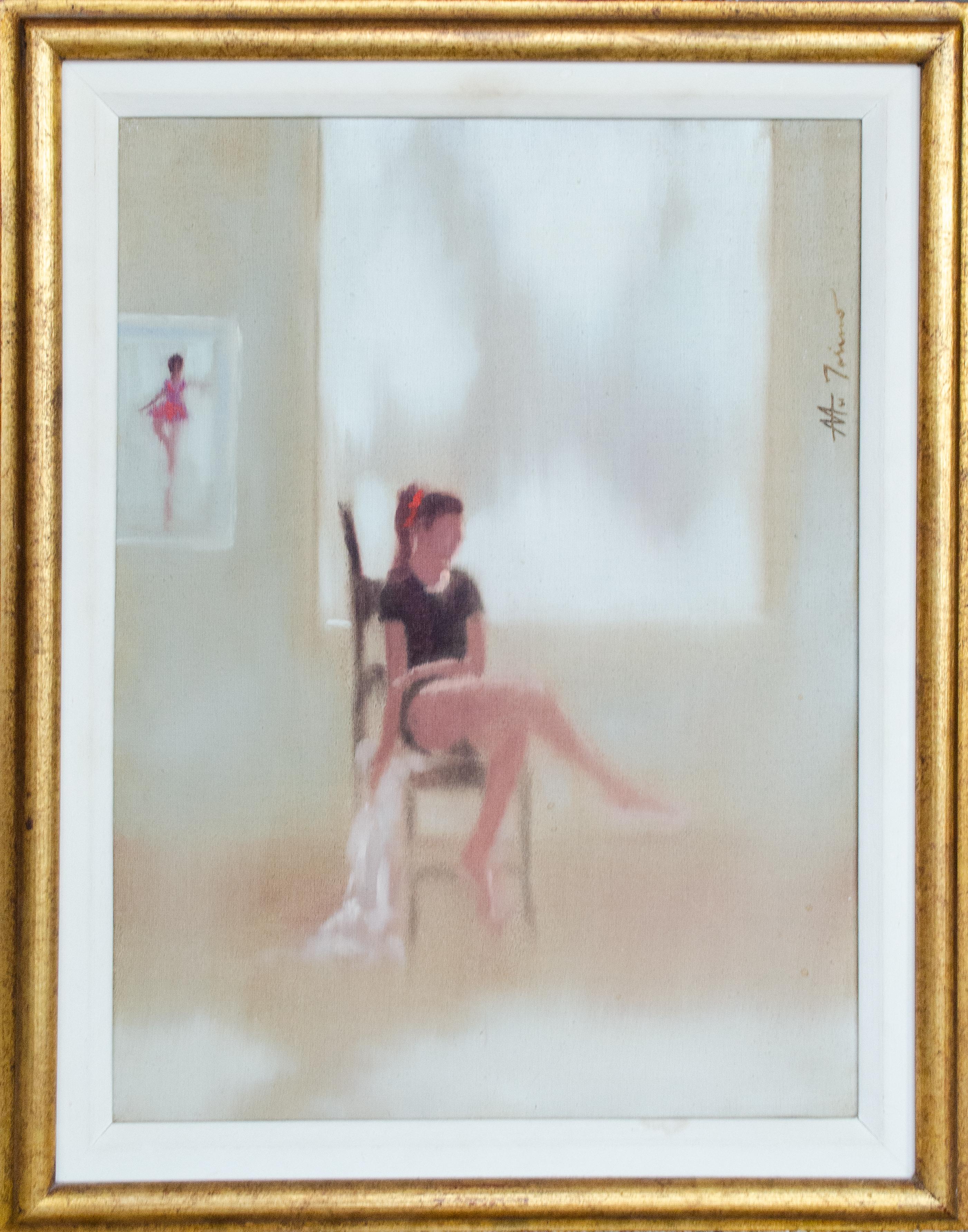 Anthony Michael Autorino Figurative Painting - Anthony Autorino Ballerina Oil Painting