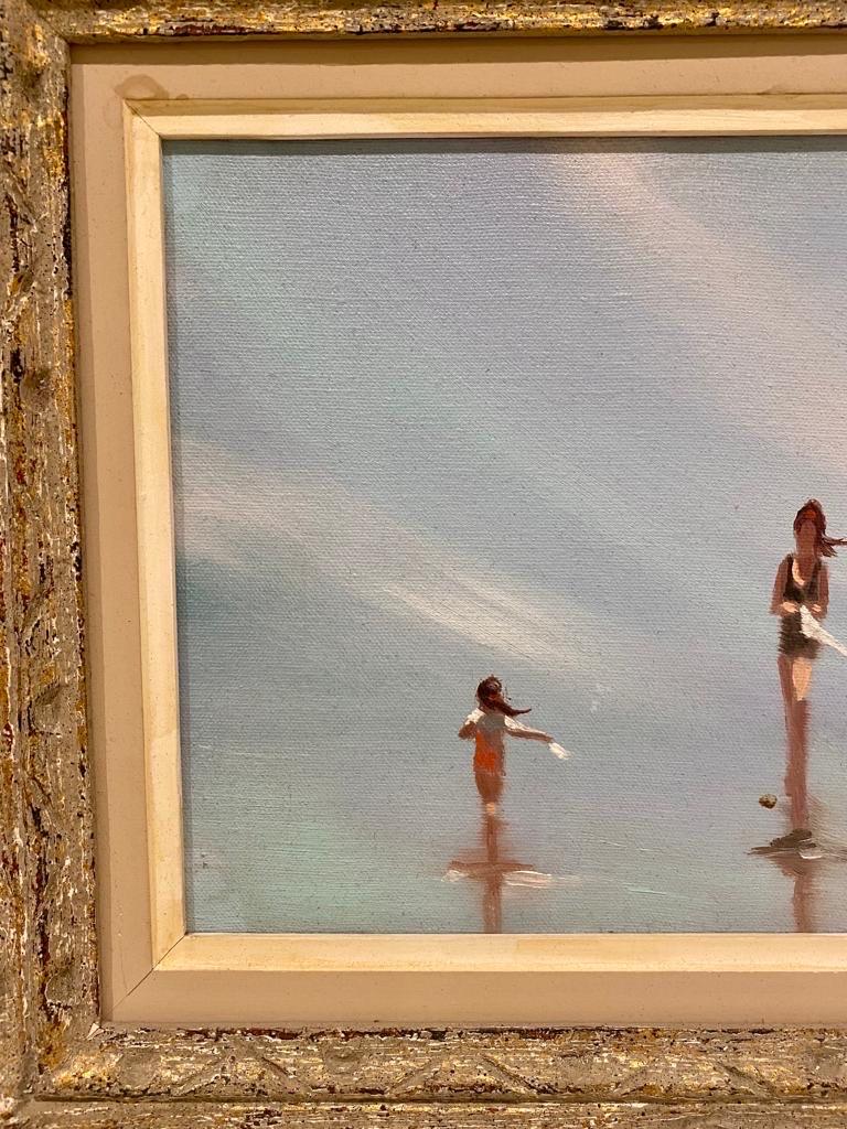 American Anthony Michael Torino, Women by the Sea Oil on Canvas