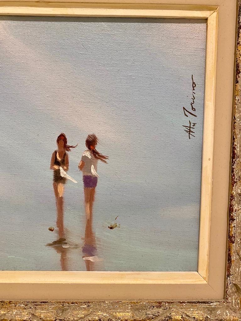 Anthony Michael Torino, Women by the Sea Oil on Canvas In Good Condition In London, GB