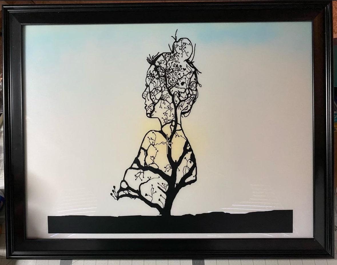Ofelia's Tree - Mixed Media Art by Anthony Moreno