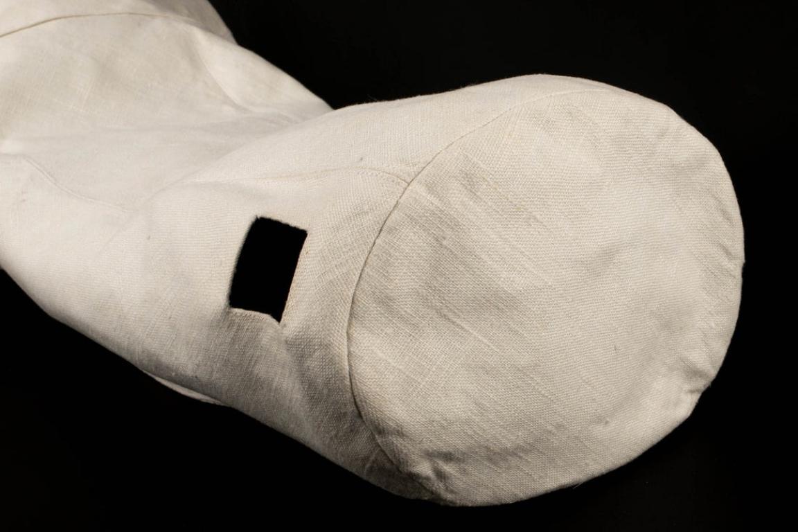 Beige Anthony Peto Linen Top Hat For Sale