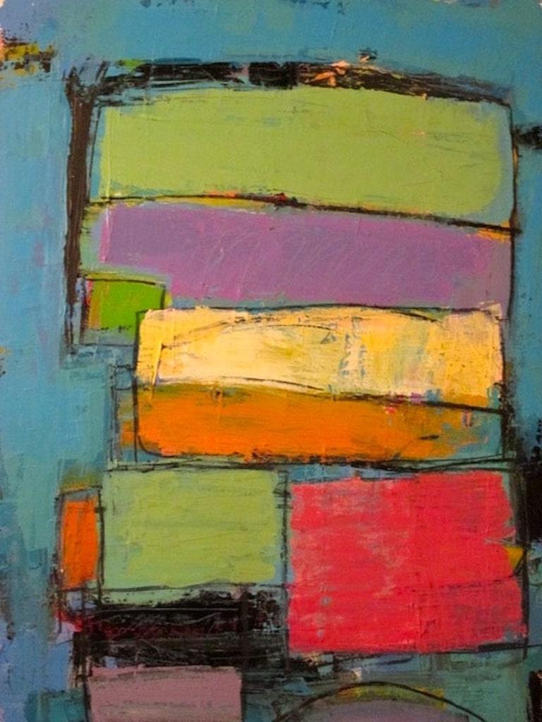 Anthony Polizzi Abstract Painting - Common Ground : abstract painting