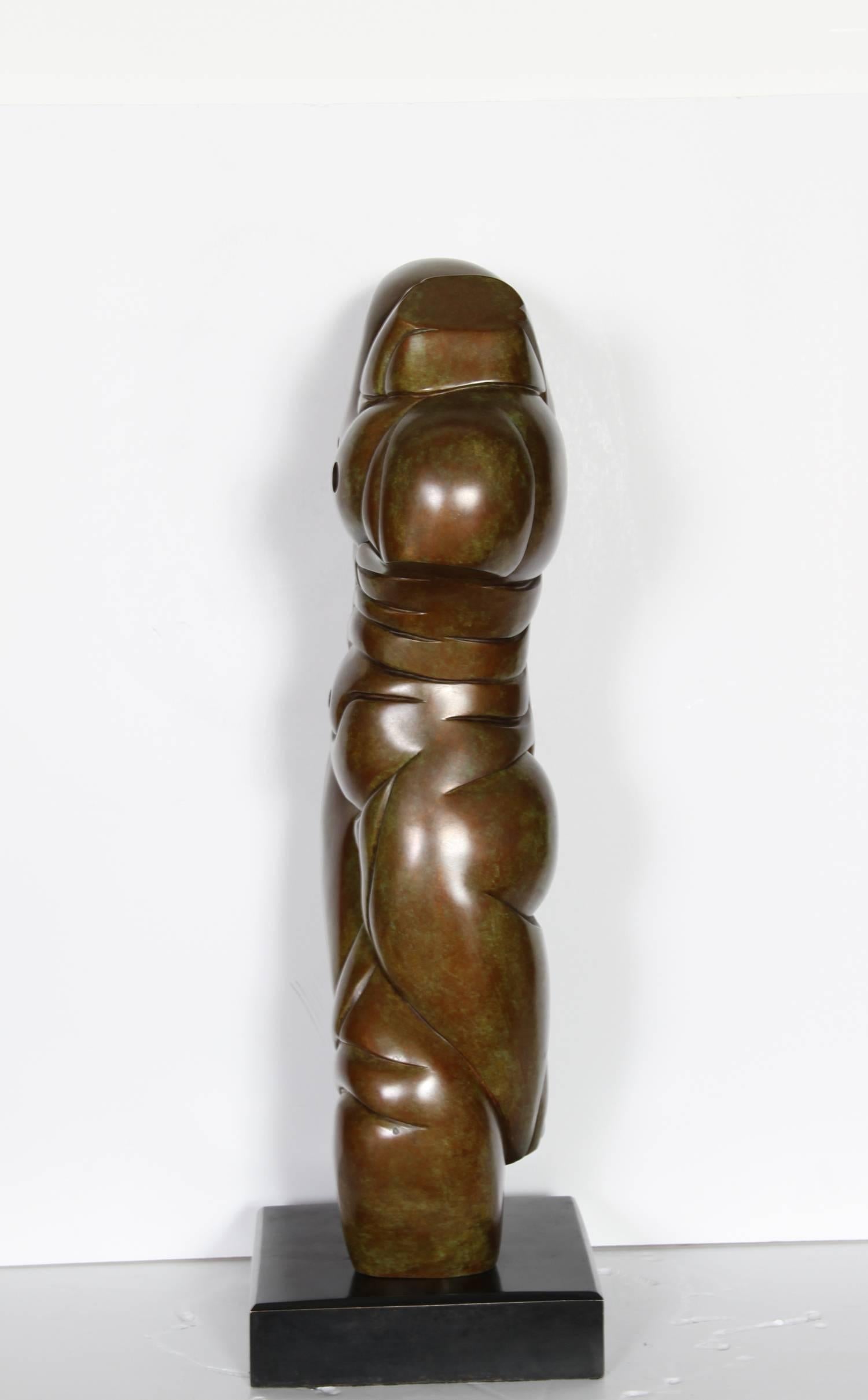 Prometheus, moderne Bronzeskulptur von Anthony Quinn im Angebot 2