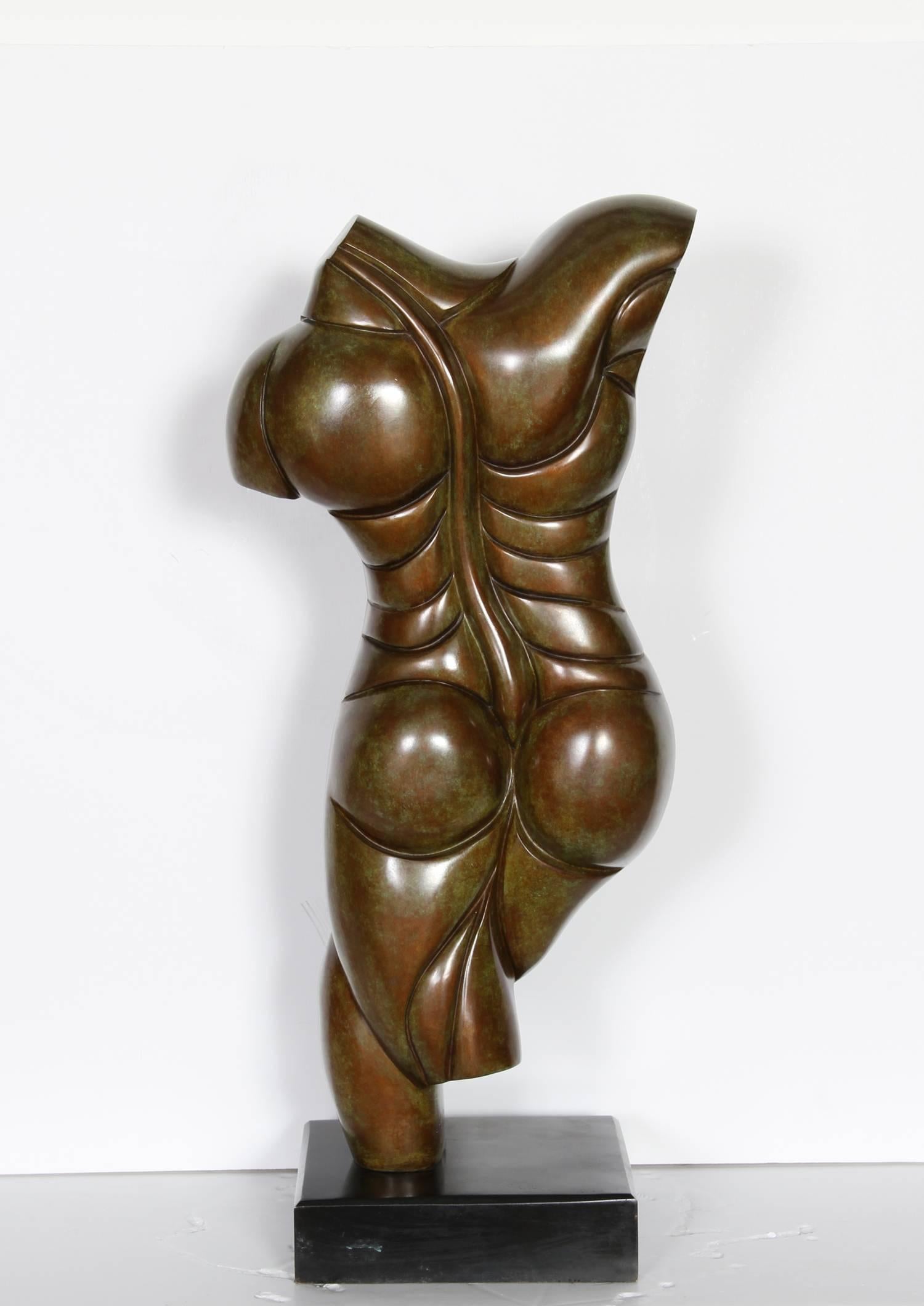 Prometheus, moderne Bronzeskulptur von Anthony Quinn im Angebot 3