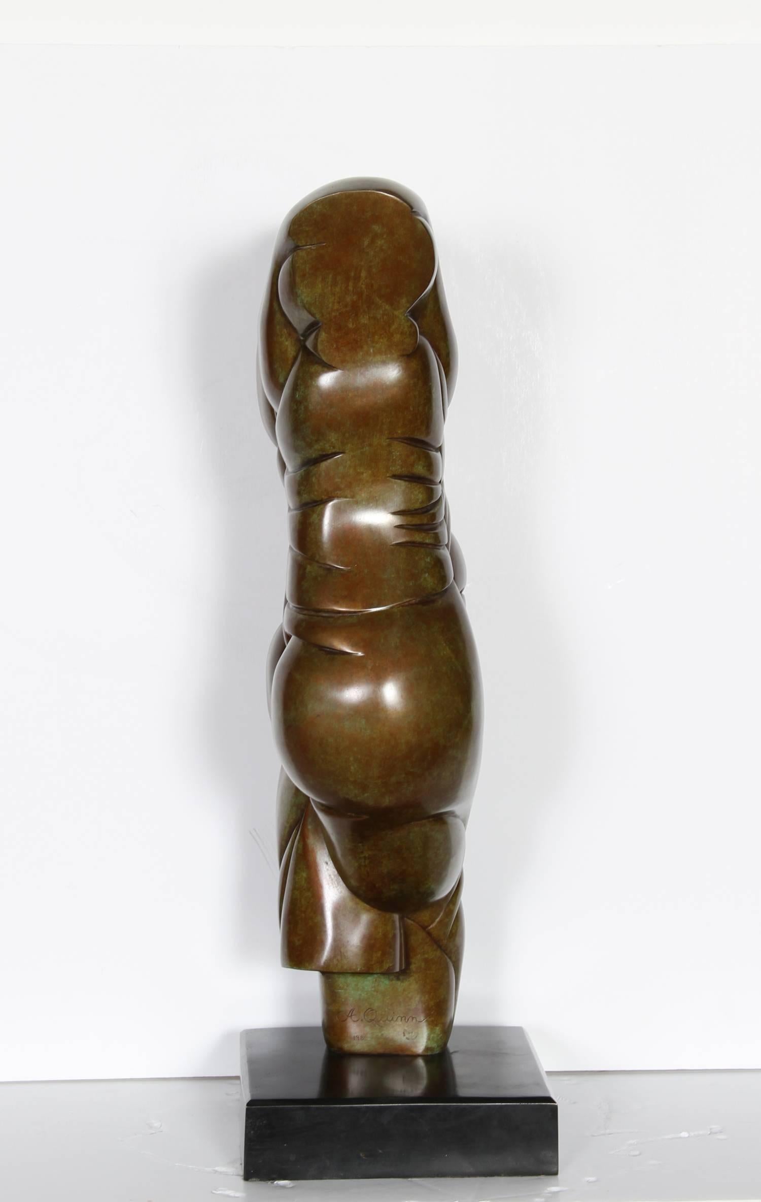 Prometheus, moderne Bronzeskulptur von Anthony Quinn im Angebot 4
