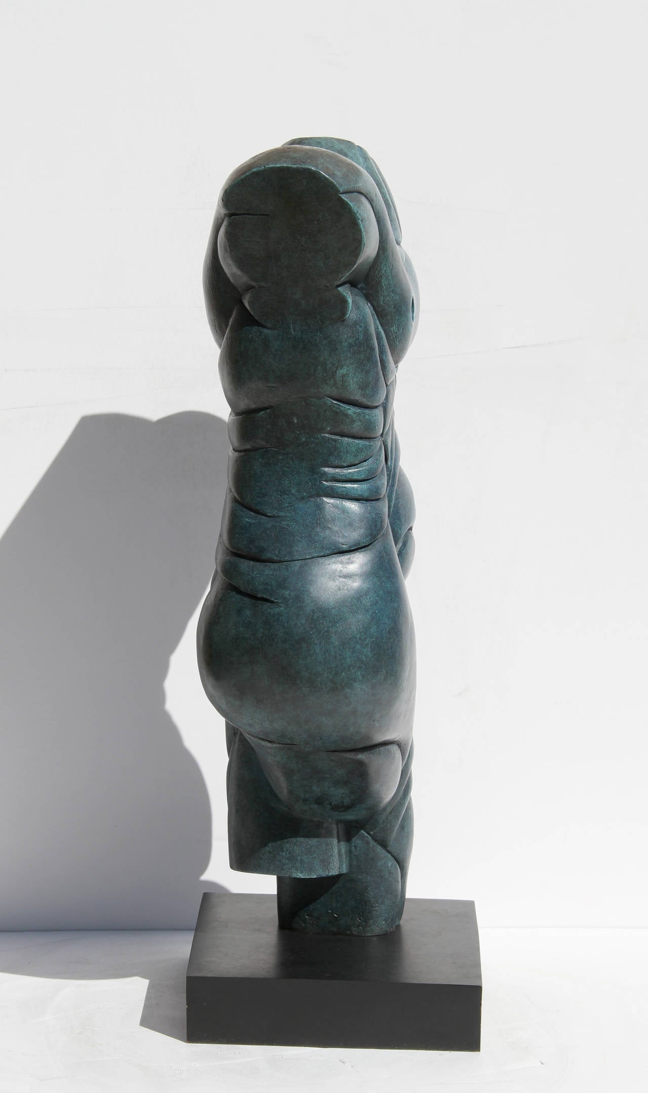 Artist: Anthony Quinn, American (1915 - 2001)
Title: Zeus
Year: 1992
Medium: Bronze Sculpture with Patina, signature, date and number inscribed
Edition: 8/8
Size: 22 in. x 9 in. x 5 in. (55.88 cm x 22.86 cm x 12.7 cm)
Base: 2 inches tall