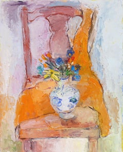 Bouquet on Chair