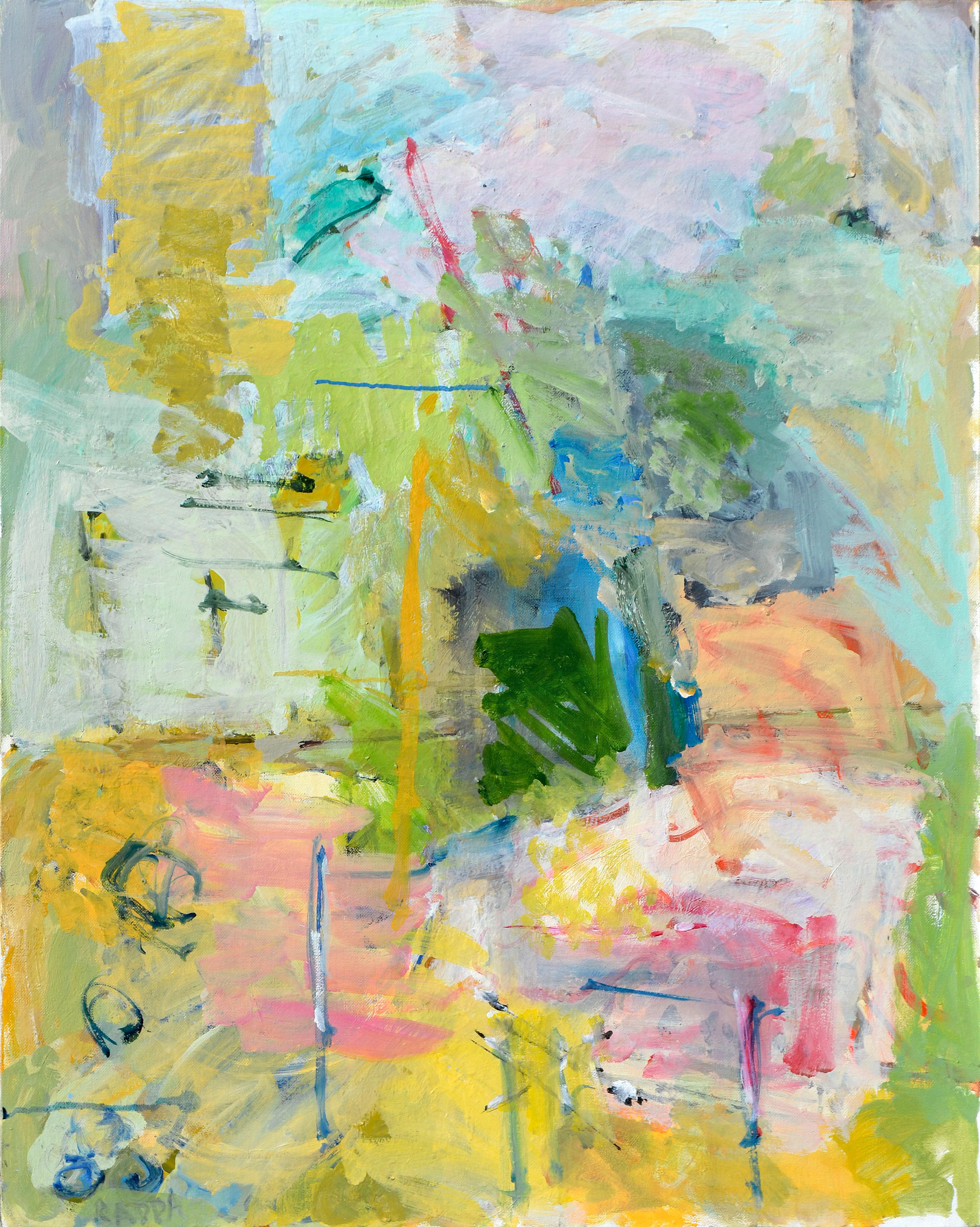 Anthony Rappa Abstract Painting - Garden Abstract