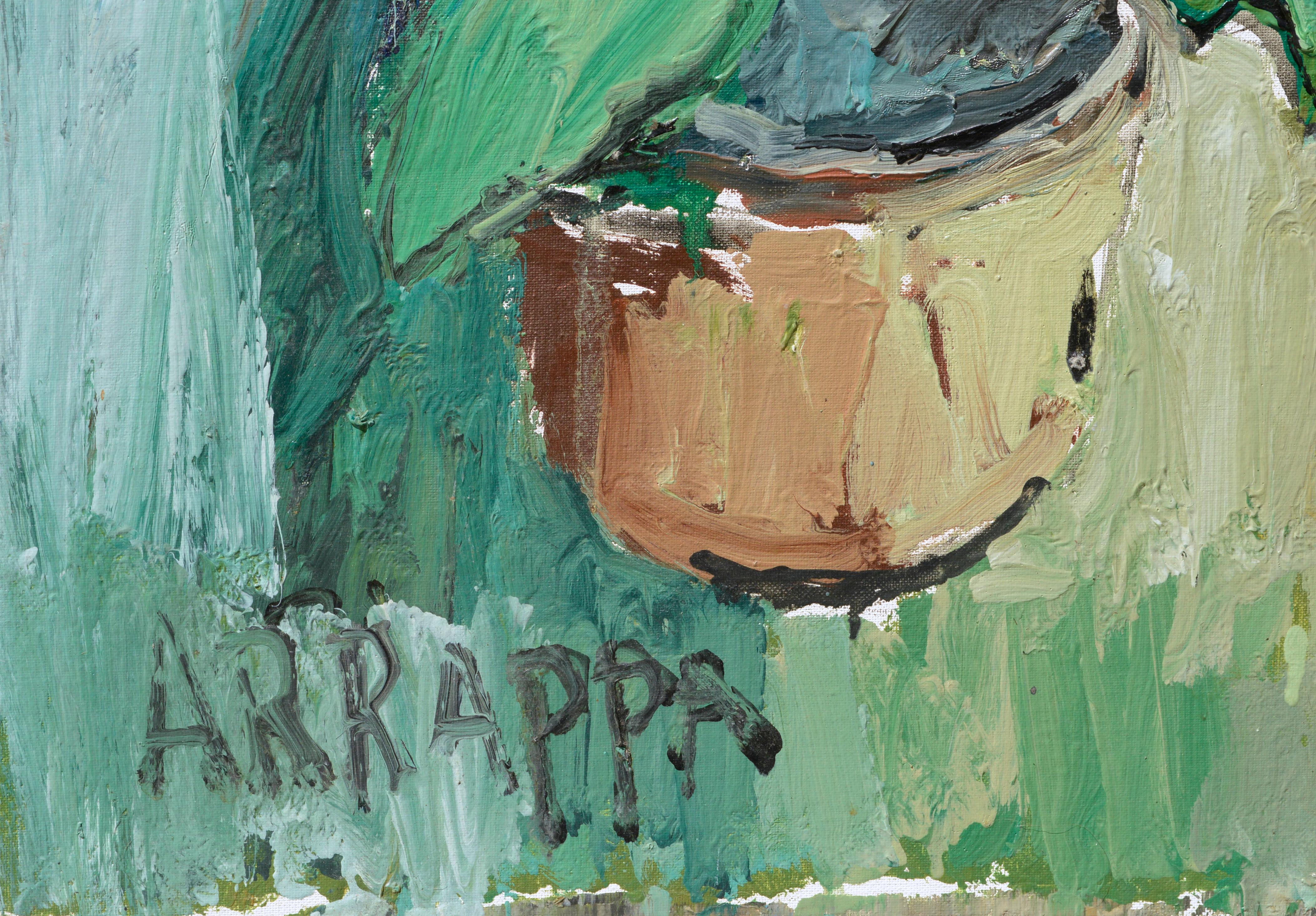 Modern Abstracted Still-Life with Antique Coffee Grinder by Anthony Rappa For Sale 1