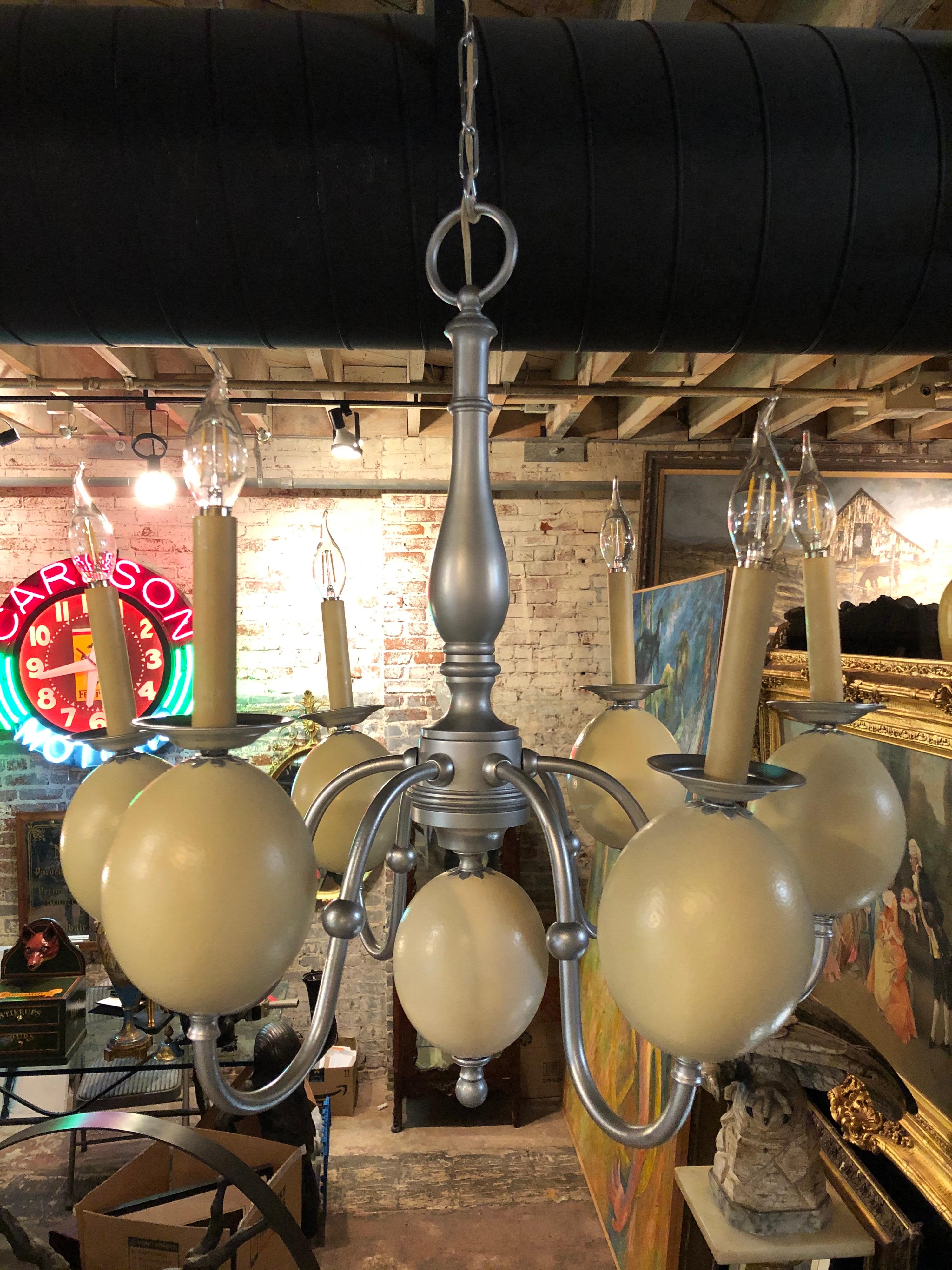 Modern Anthony Redmile 6-Branch Chandelier, circa 1970s For Sale