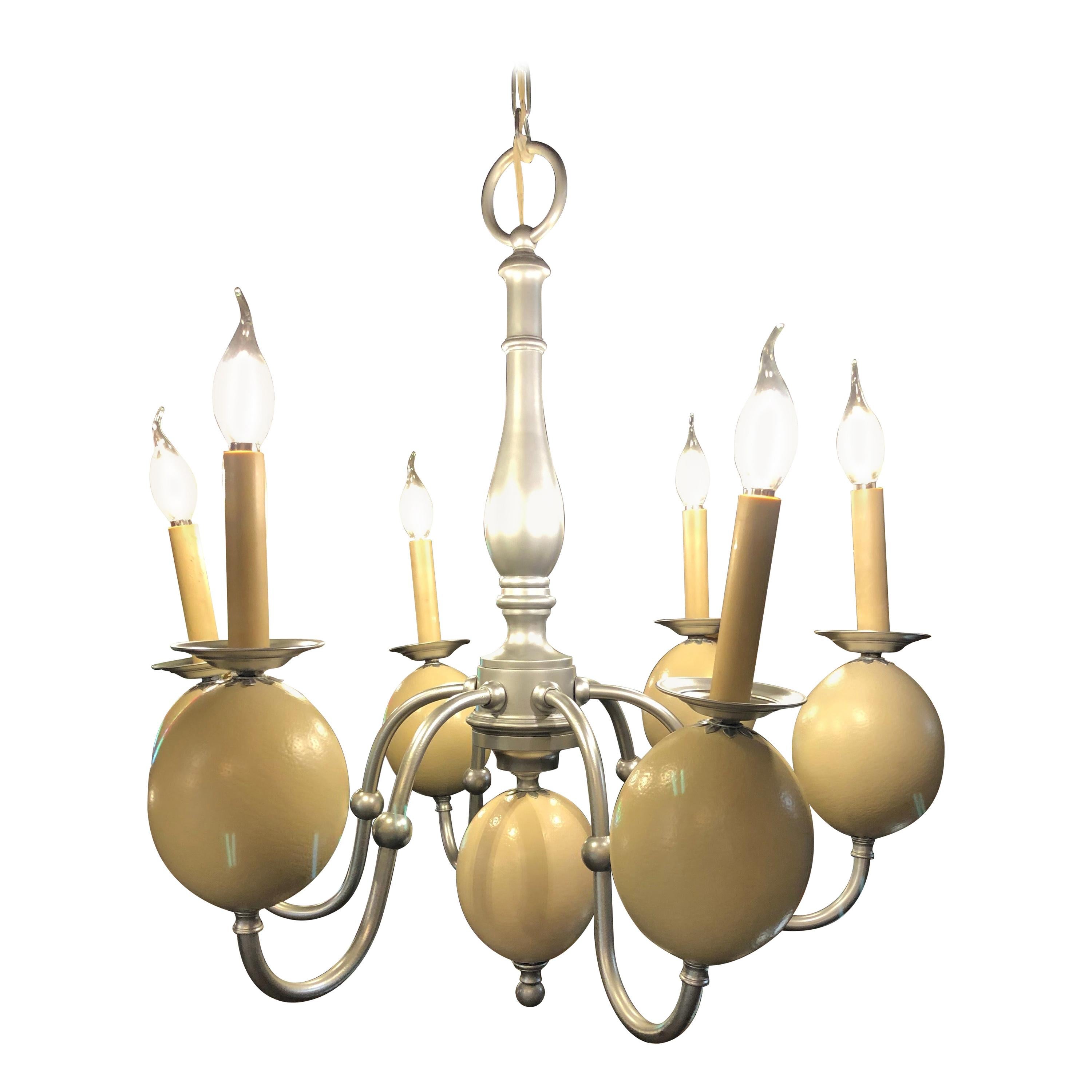 Anthony Redmile 6-Branch Chandelier, circa 1970s For Sale