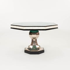 Anthony Redmile Bespoke Octagonal Pedestal Table, London 1970s