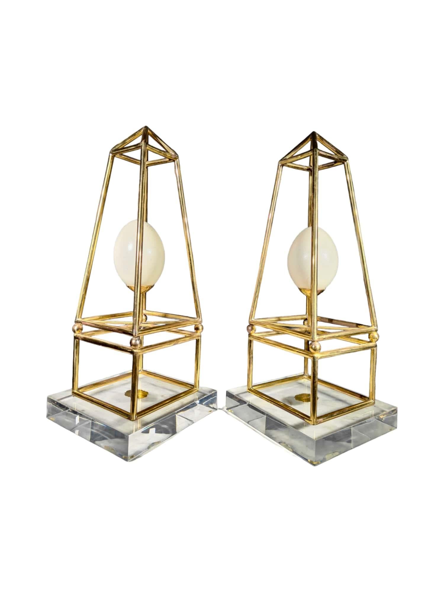 Anthony Redmile Bronze-Obelisken – Elegantes Paar mit modernem, luxuriösem Touch im Angebot 6