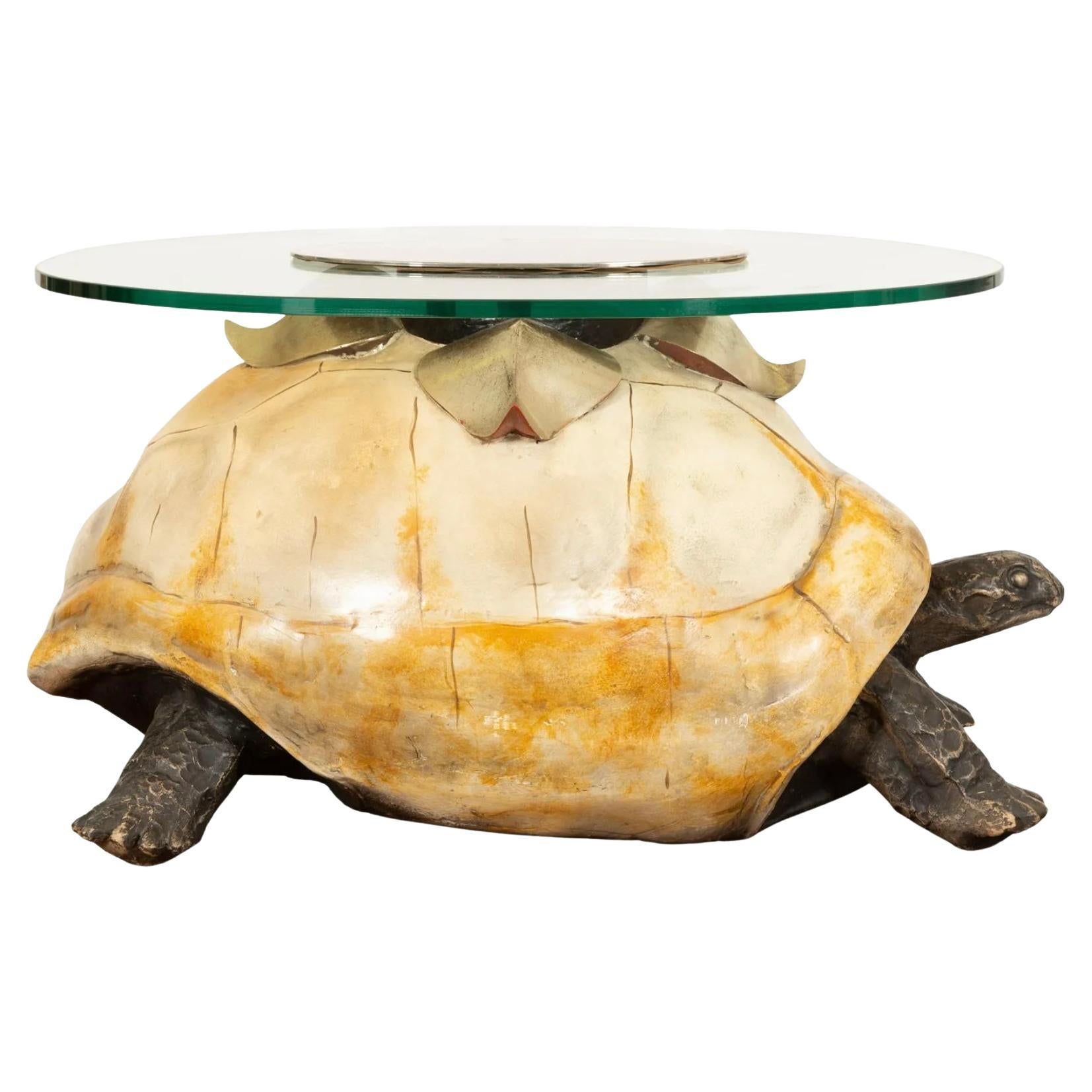 Anthony Redmile Composition Tortoise-Form Coffee Table In Good Condition For Sale In Bradenton, FL