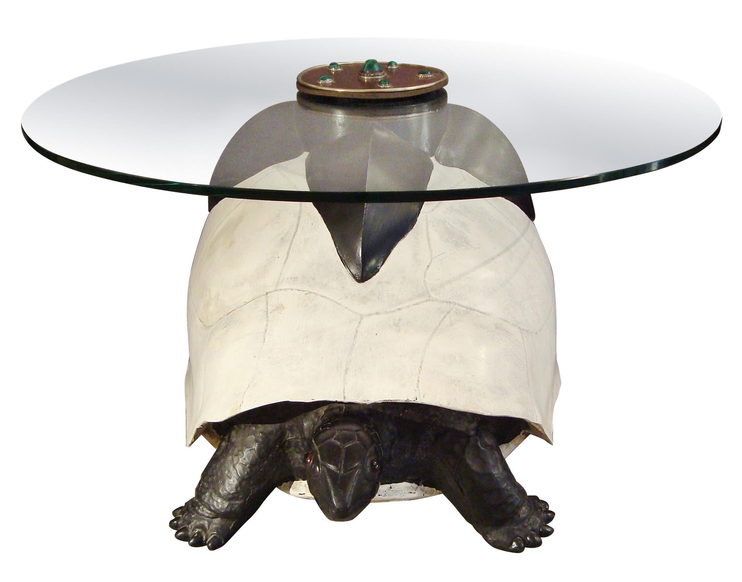 Mid-Century Modern Anthony Redmile, Important Turtle Coffee Table, Signed, England, circa 1970
