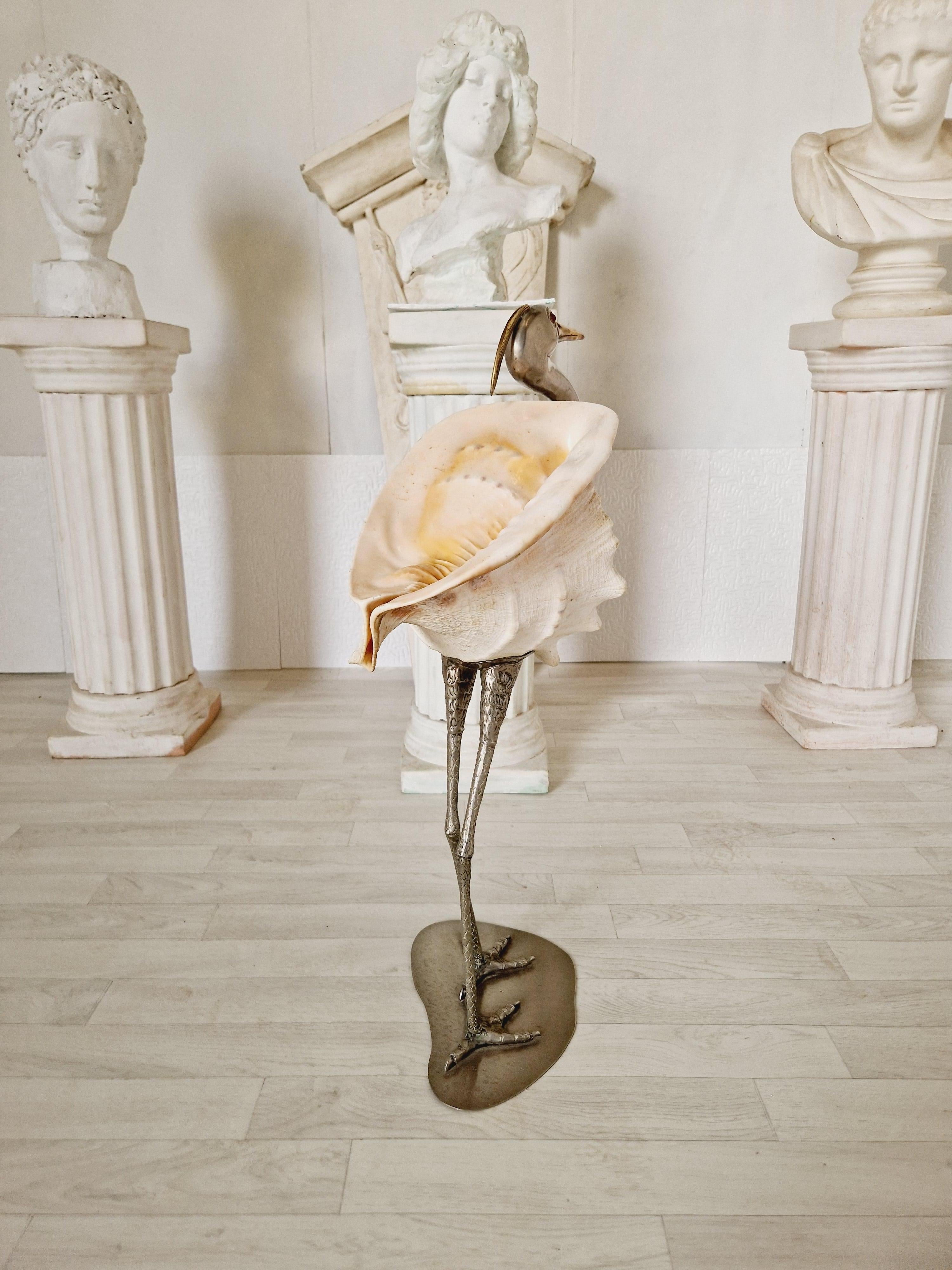 Mid-Century Modern Anthony Redmile London Stork Sculpture 1970 For Sale