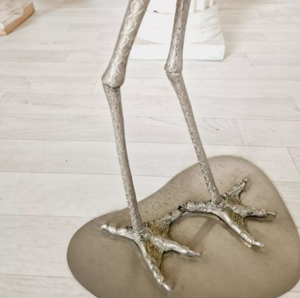 Late 20th Century Anthony Redmile London Stork Sculpture 1970 For Sale