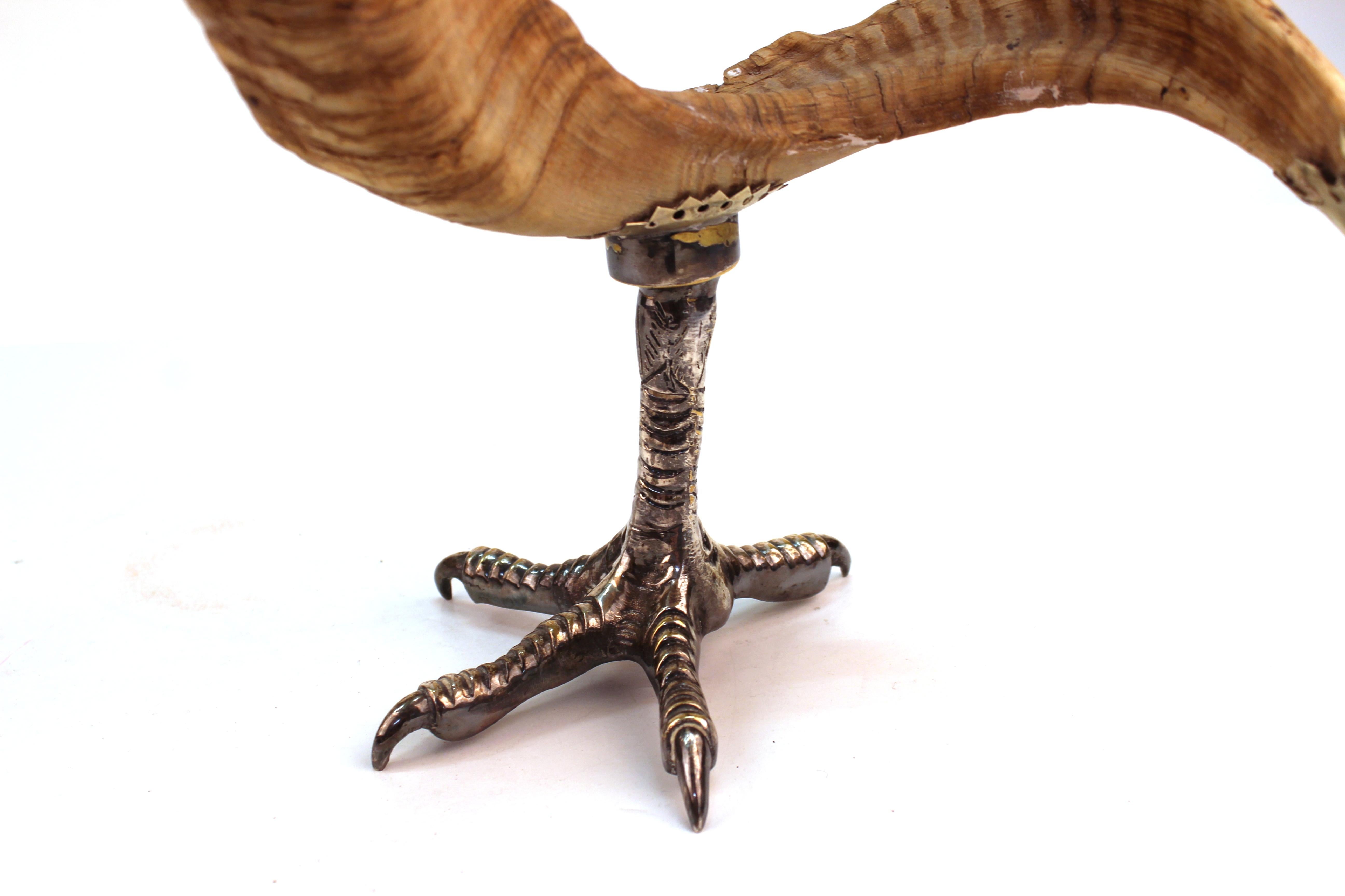 Late 20th Century Anthony Redmile Mid-Century Modern Ram Horns on Claw Feet