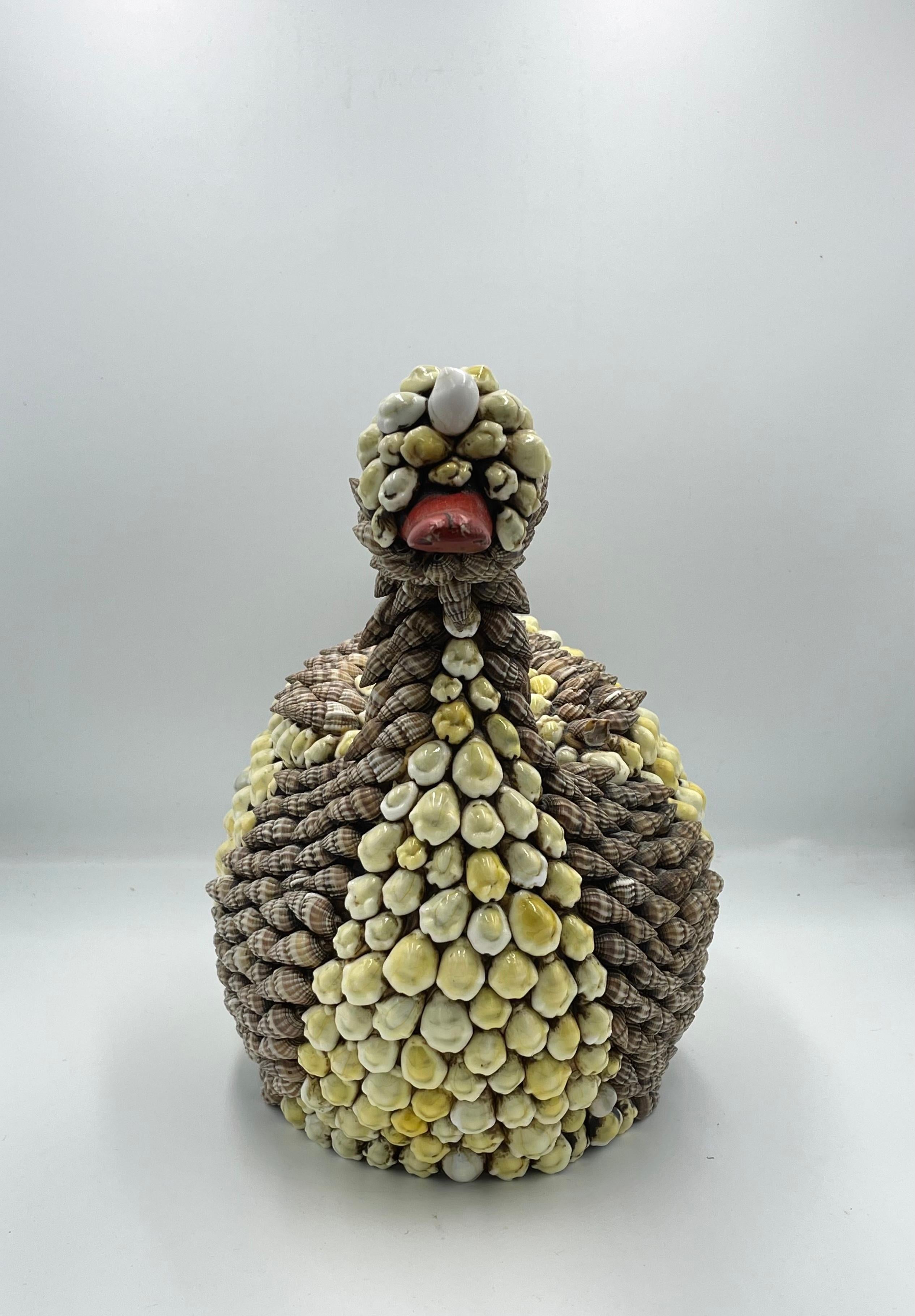 Anthony Redmile Muschel verkrustete Ente oder Swan Box Redmile Objects London England (Volkskunst) im Angebot