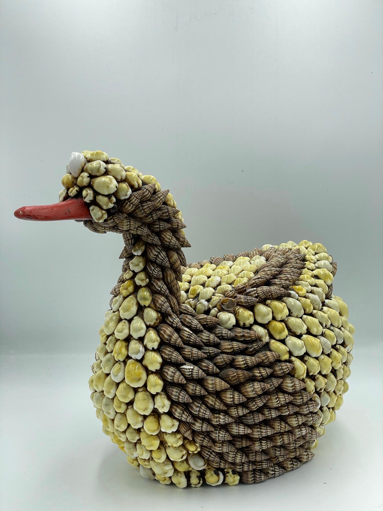 Anthony Redmile Muschel verkrustete Ente oder Swan Box Redmile Objects London England (Englisch) im Angebot