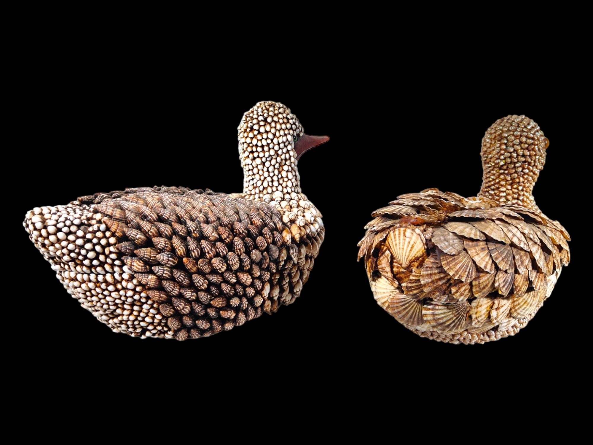 Anthony Redmile Shell Encrusted Ducks Boxes For Sale 5