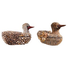 Retro Anthony Redmile Shell Encrusted Ducks Boxes