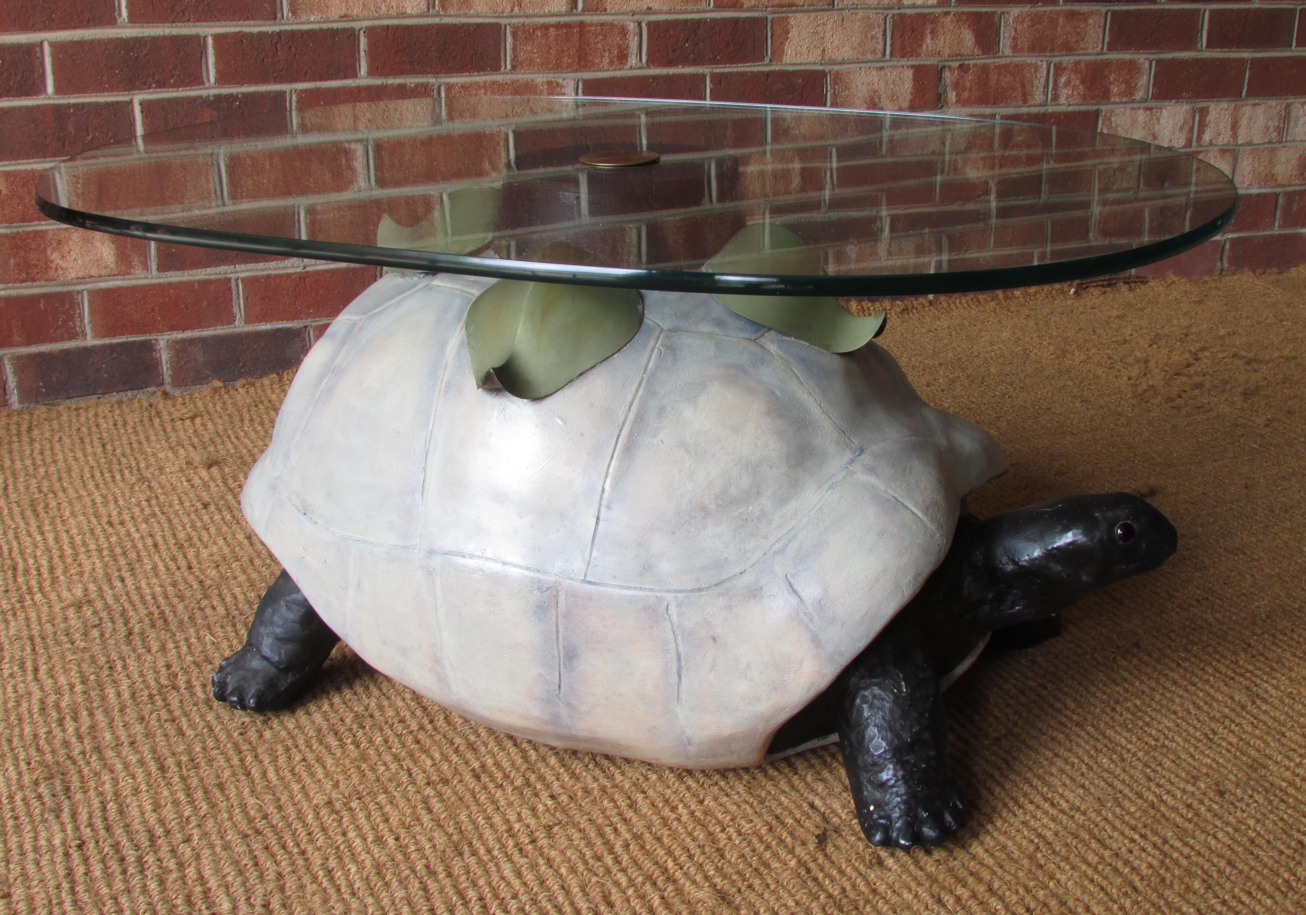 Painted Anthony Redmile Style Tortoise Coffee Table For Sale