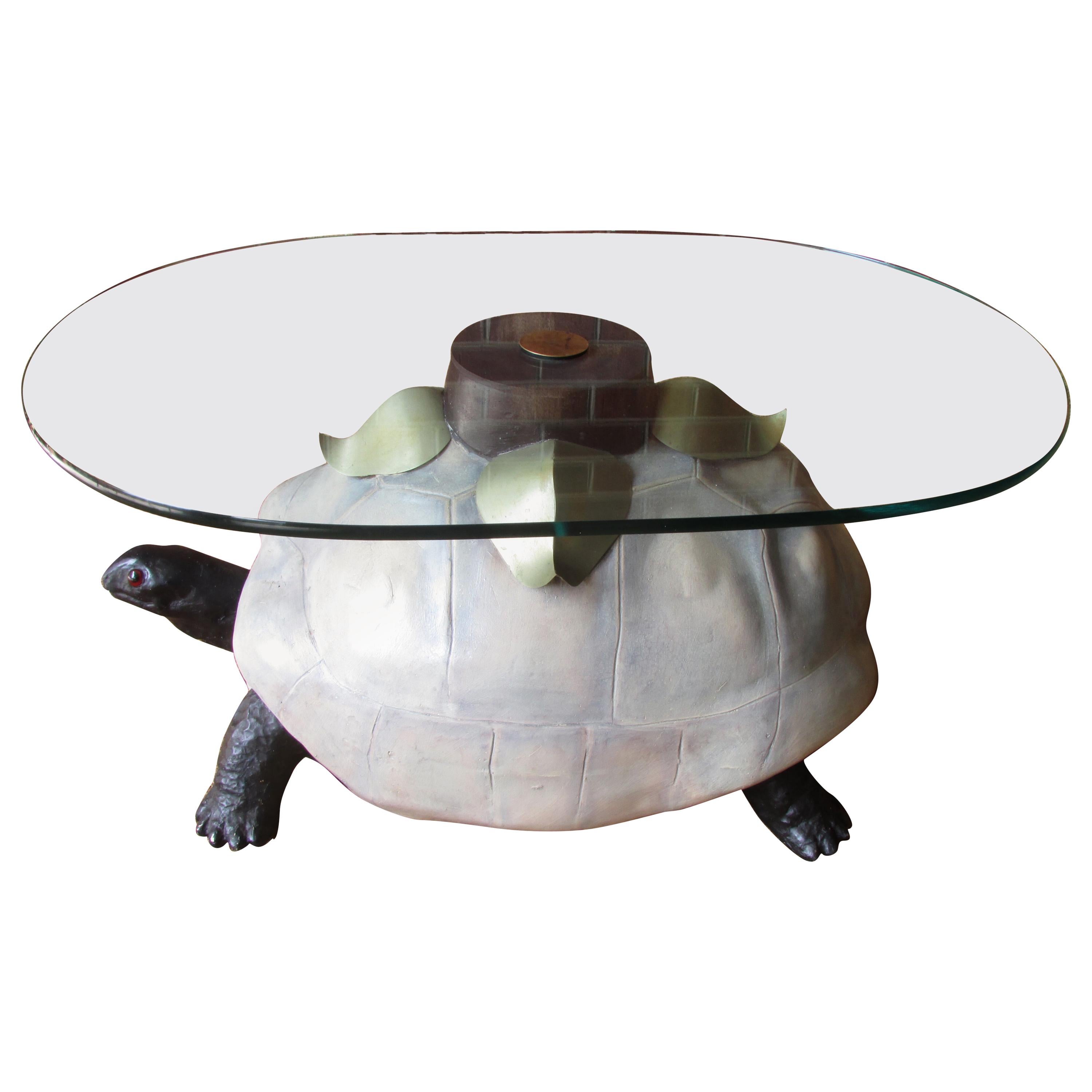 Anthony Redmile Style Tortoise Coffee Table For Sale
