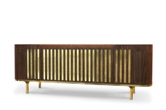 Mid-Century Modern Anthony Sideboard in Wood with Marble by Essential Home