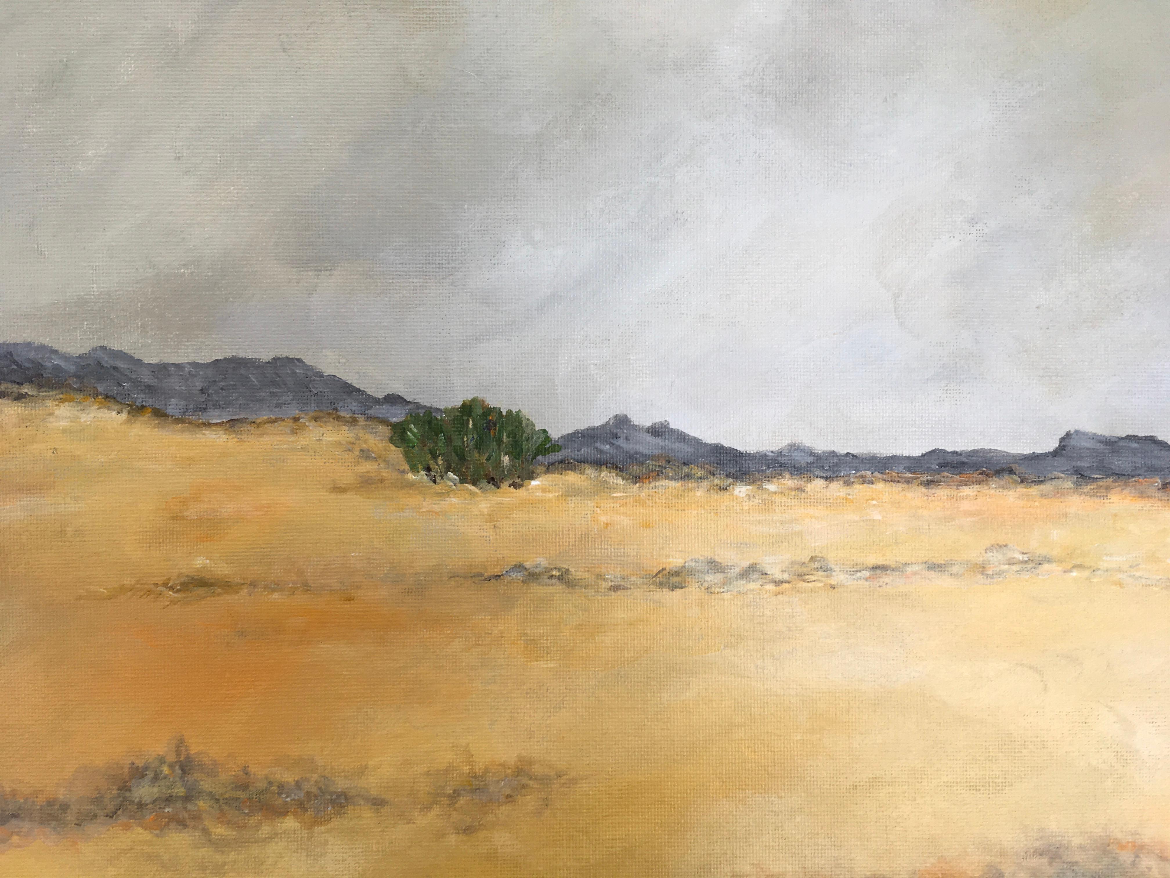 'Karoo - Dusk II', by Anthony Steyn, Acrylic on Canvas Board Painting  For Sale 2