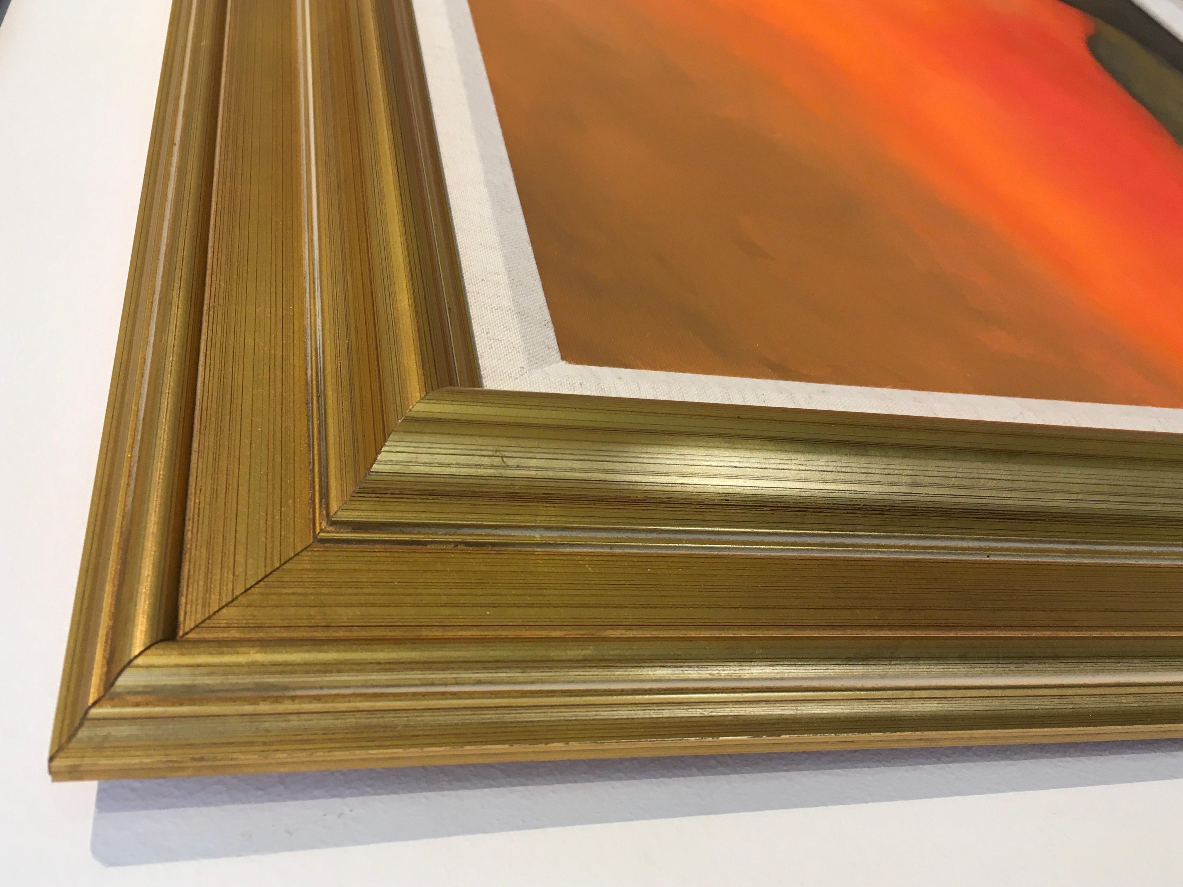 Amanecer rojo', de Anthony Steyn, Pintura acrílica sobre tabla de lienzo 7