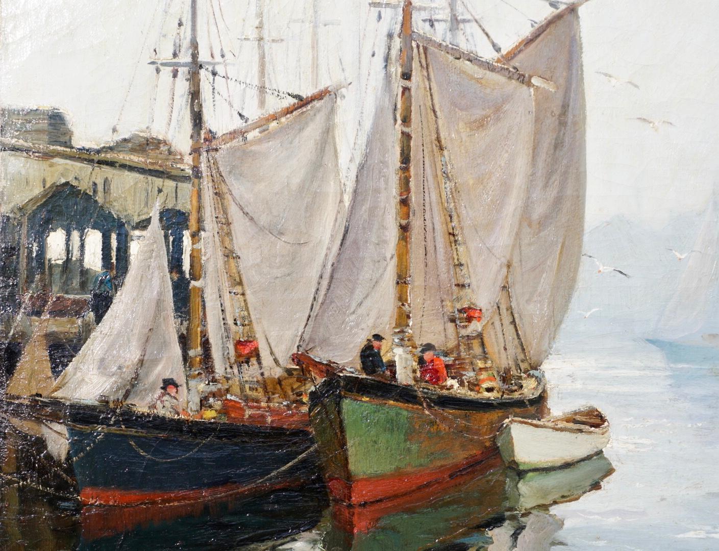 Hand-Painted Anthony Thieme Mackerel Fleet