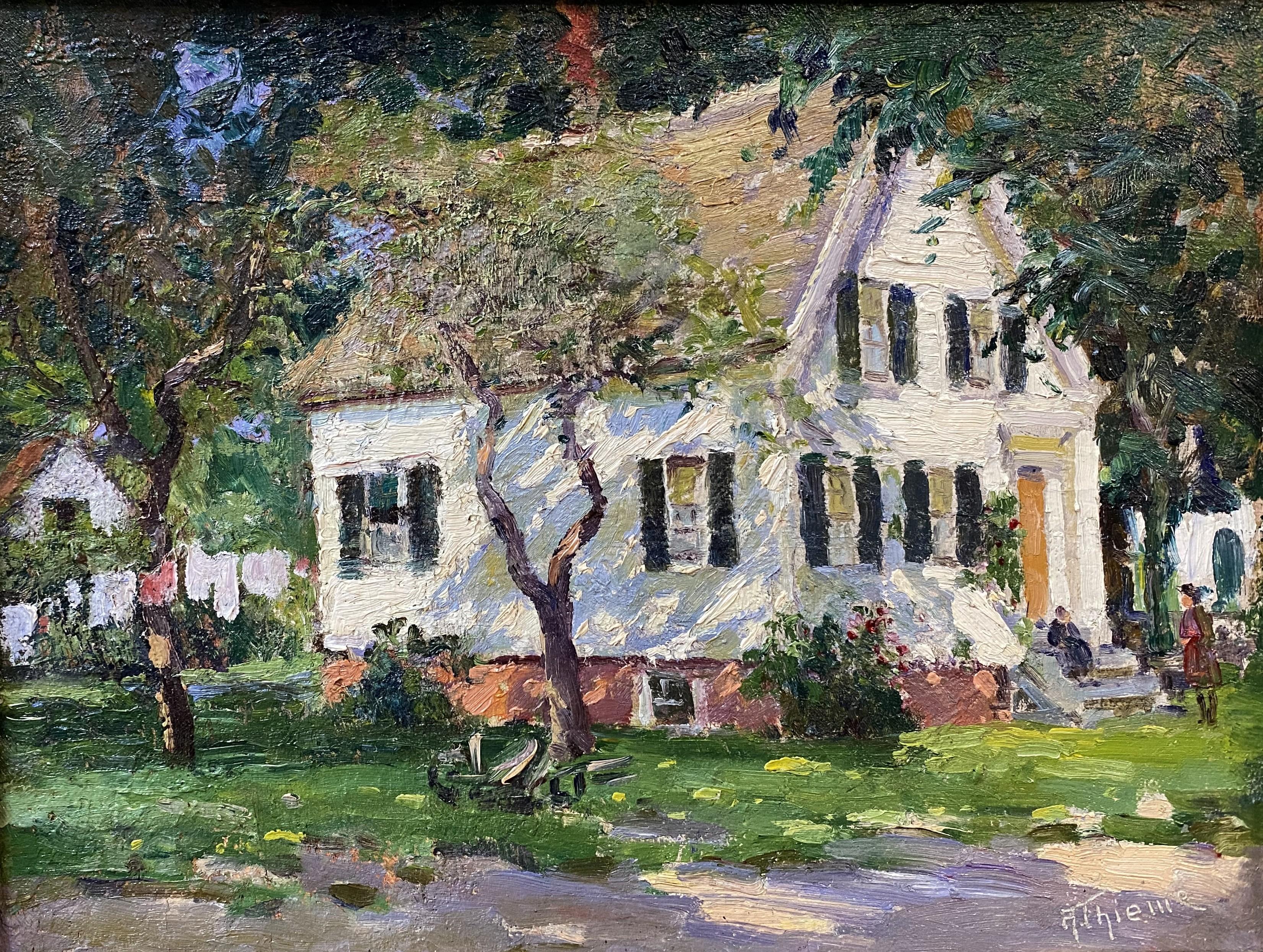 Casa e sole - Art Impressionismo americano di Anthony Thieme
