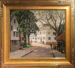 "Main Street, Rockport, Cape Ann " Anthony Thieme, Summer Street Scene Landscape