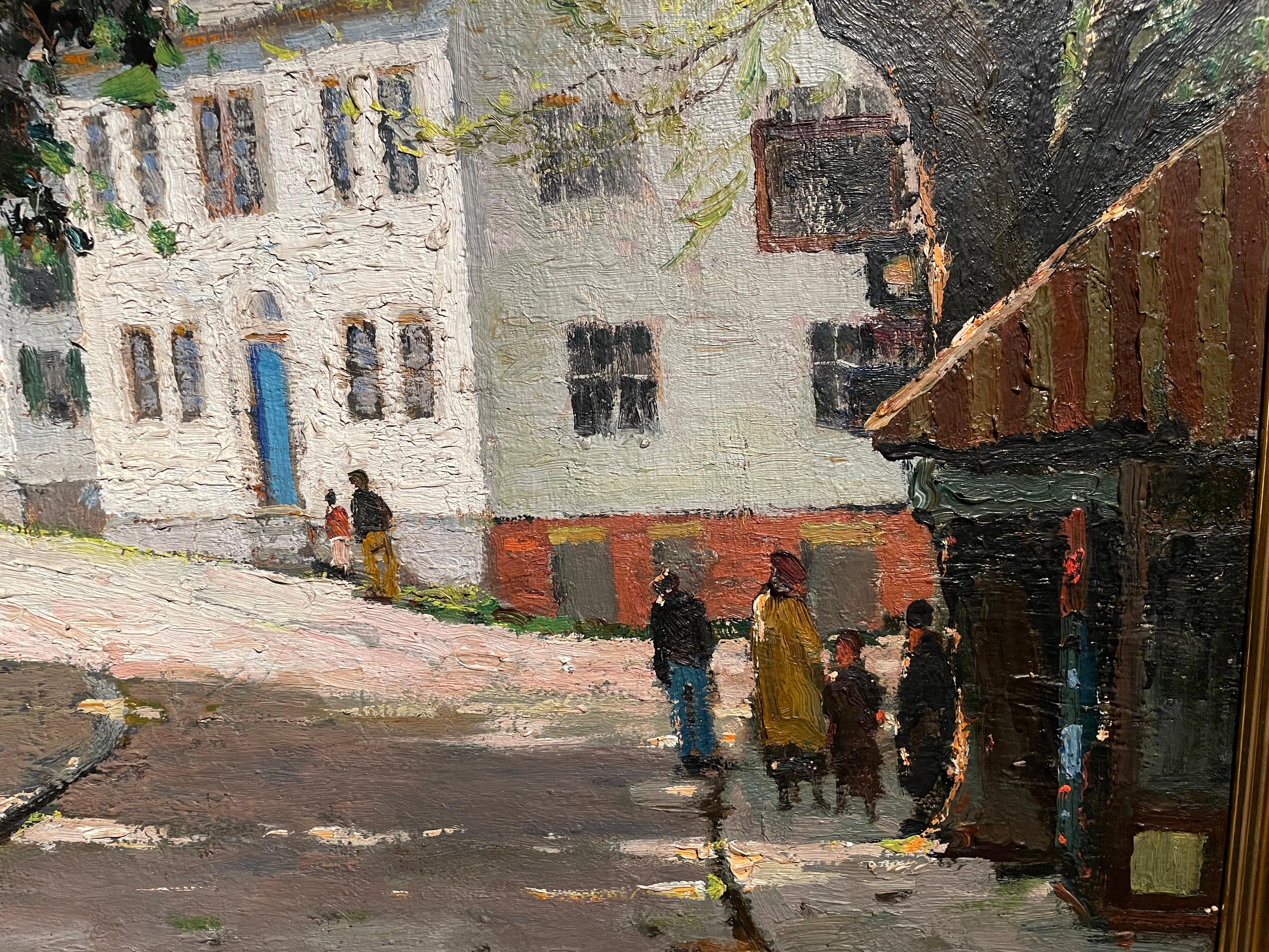 « Main Street, Rockport, Cape Ann, Anthony Thieme, paysage de scène de rue d'été en vente 4