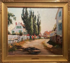 "L'altro lato della città (che porta a Pigeon Cove)" Anthony Thieme, Rockport Cape Ann