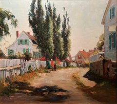 « Other Side of Town (Leading to Pigeon Cove) » (Le chemin de Pigeon Cove) Anthony Thieme, Rockport Cape Ann