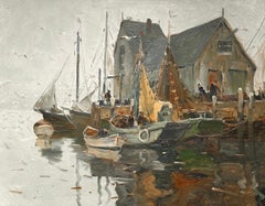 Gemälde des Rockport-Künstlers Anthony Thieme, „Motif #1“, Landschaft