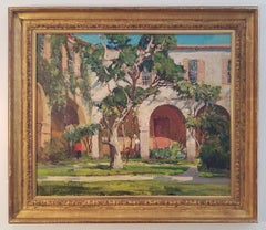 "Spanish Mission in Florida, " Anthony Thieme, Cape Ann Impressionist
