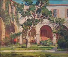 "Spanish Mission in Florida, " Anthony Thieme, Cape Ann Impressionist