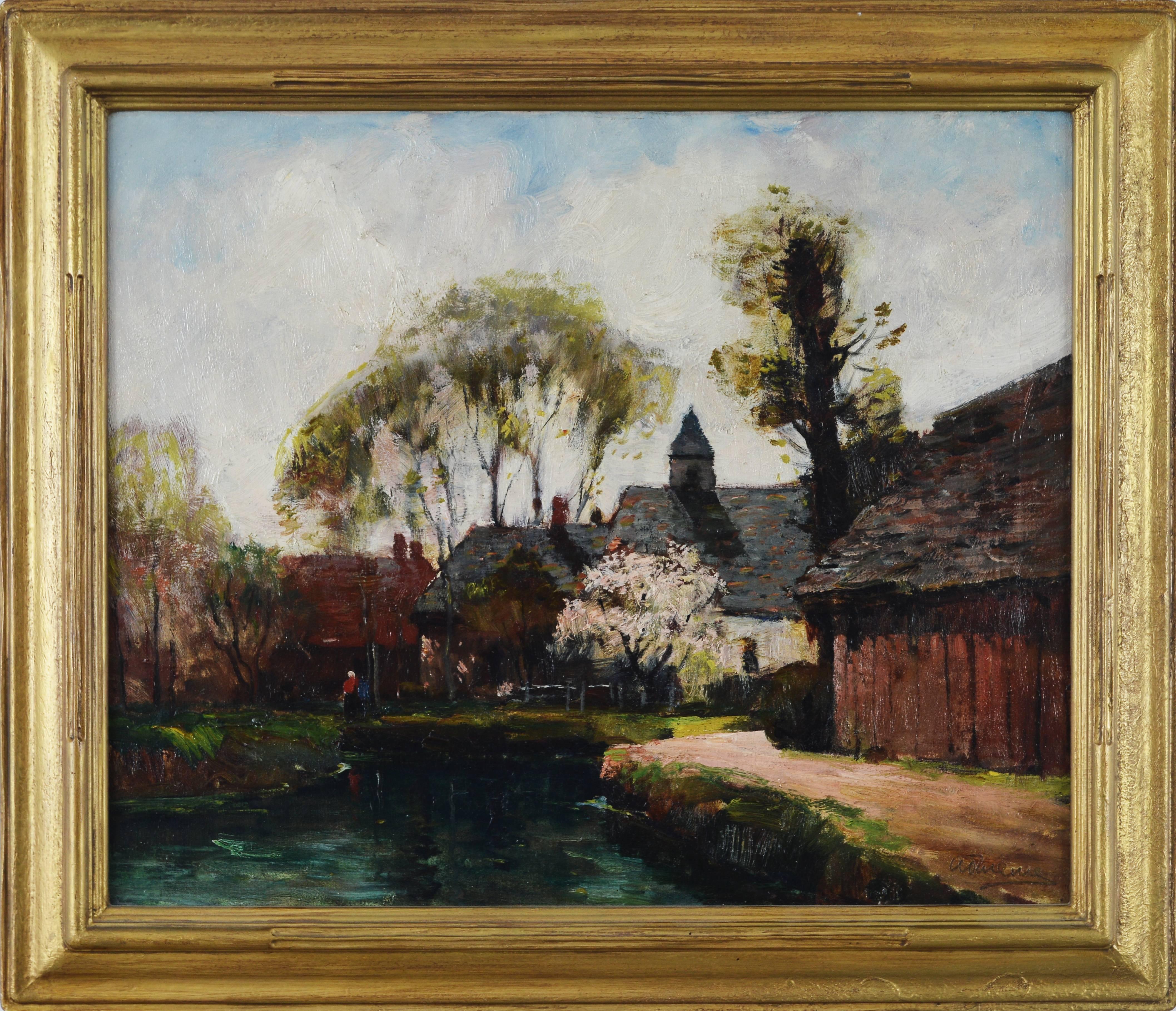 Anthony Thieme Landscape Painting - Springtime