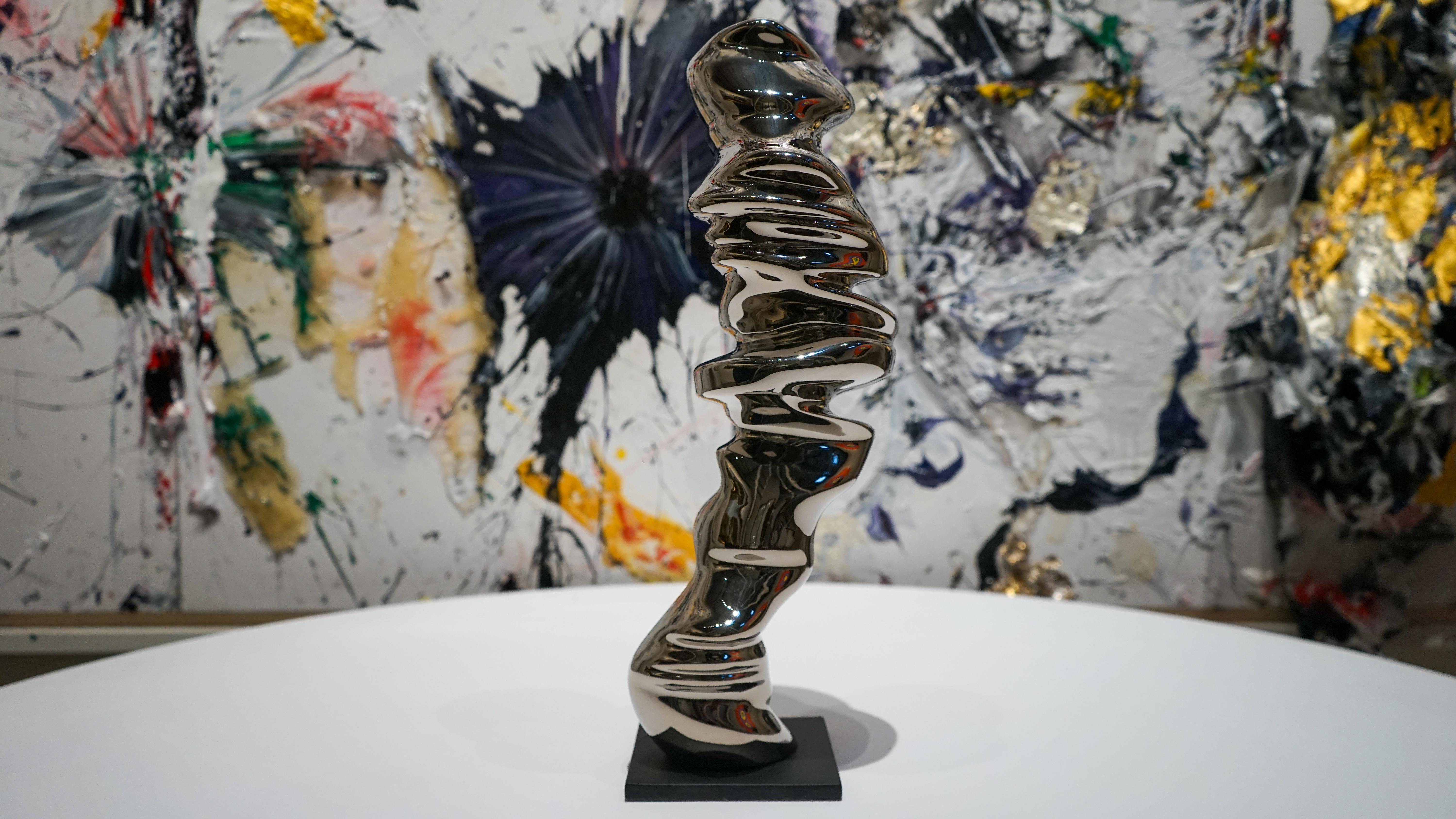 Points de vue - Gris Abstract Sculpture par Anthony (Tony) Cragg