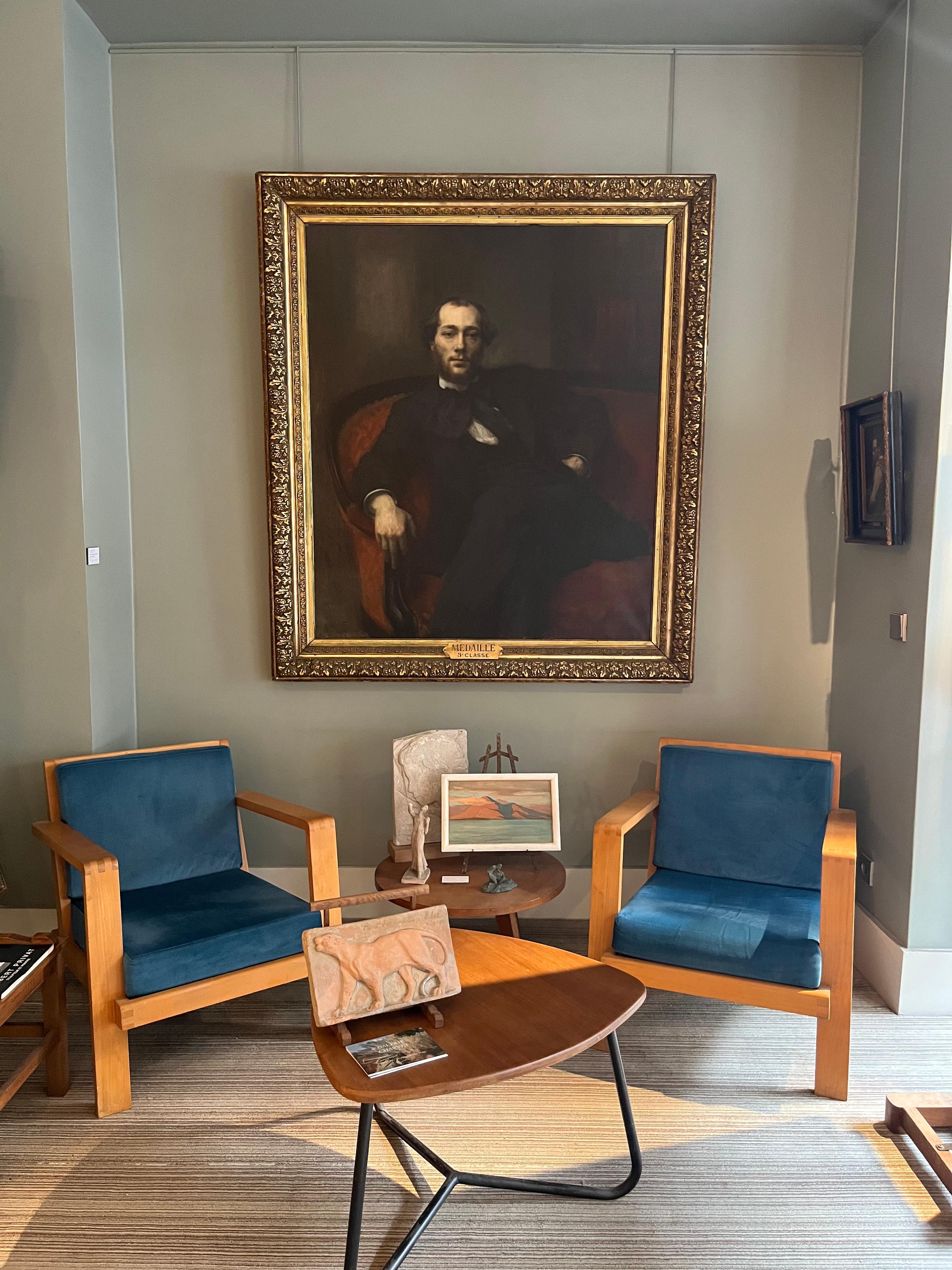 Porträt von Doktor Dirigoni, dem Cousin des Künstlers – Painting von Anthony TRONCET