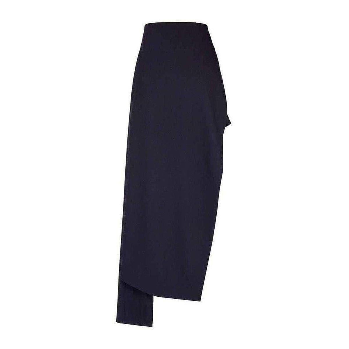 Anthony Vaccarello Asymmetrische schwarze Hosen-Shorts FR 38 (US8) im Zustand „Neu“ im Angebot in Brossard, QC