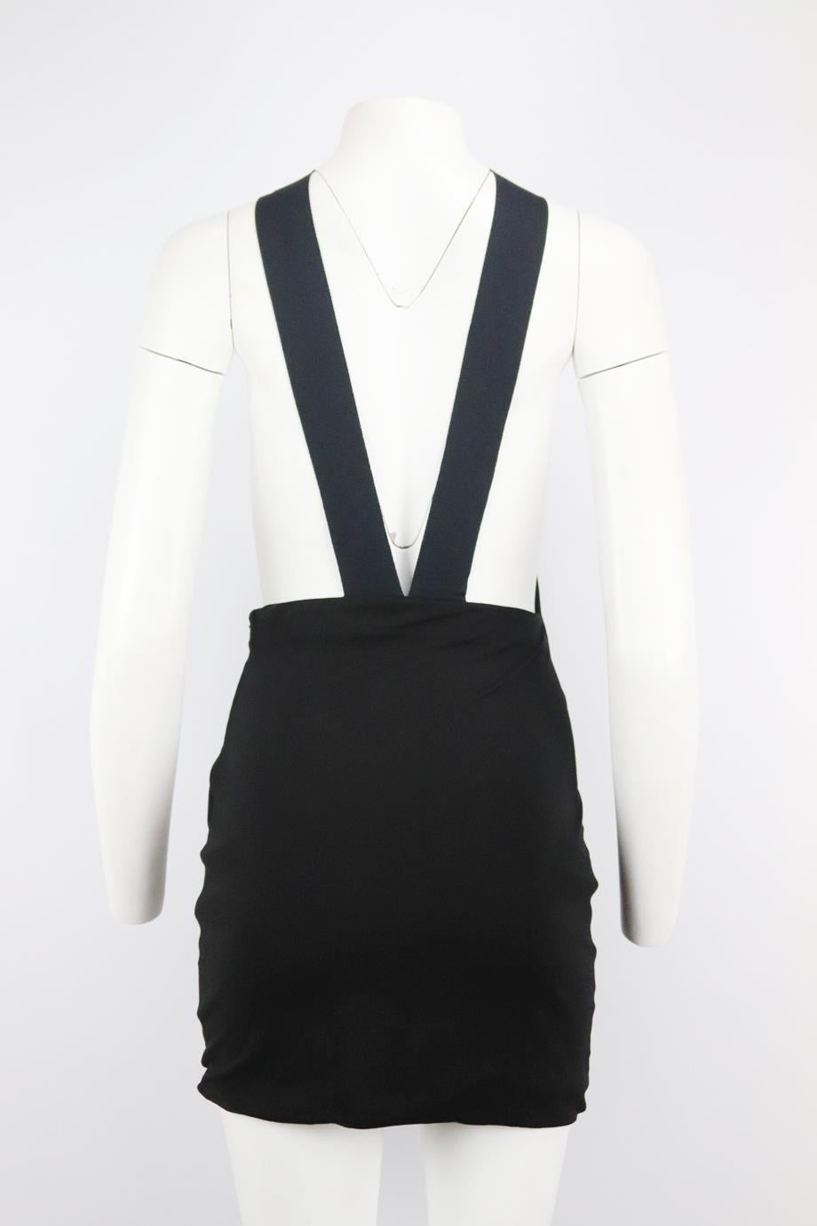 Anthony Vaccarello Ruched Jersey Mini Dress Fr 36 Uk 8 In Excellent Condition In London, GB