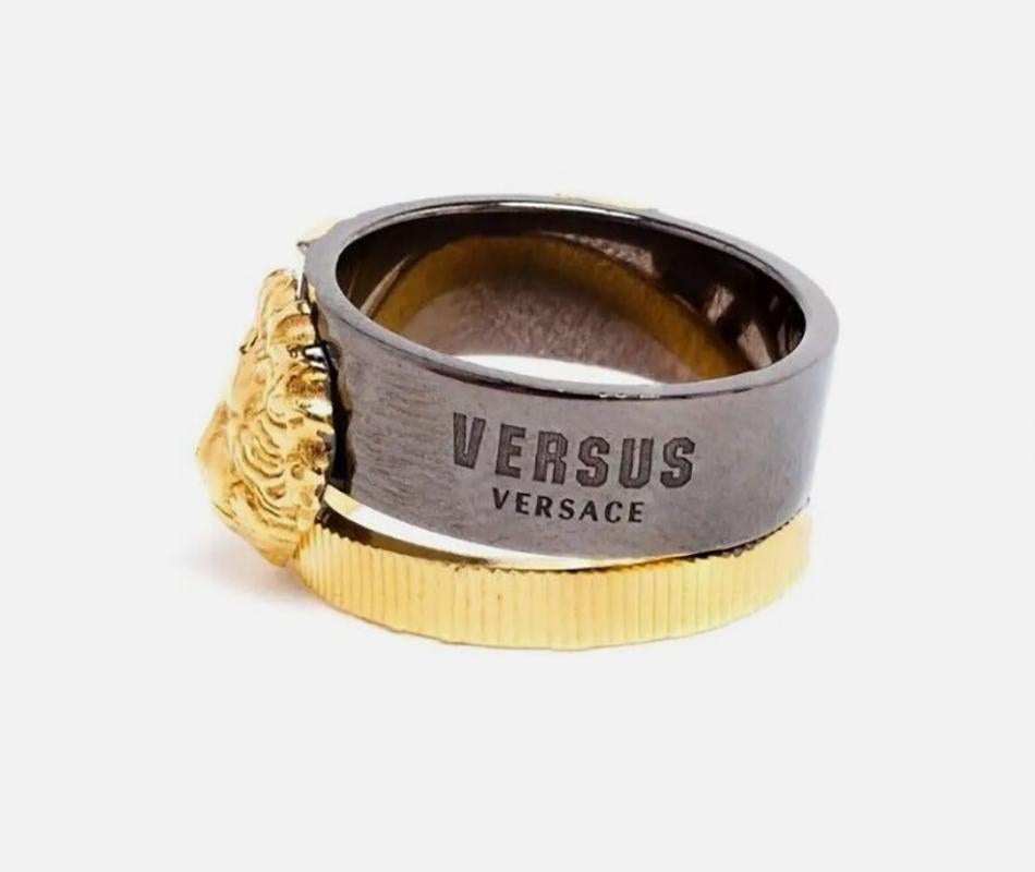 ANTHONY VACCARELLO x VERSUS VERSACE DOUBLE HOOPED LION SET For Sale 3