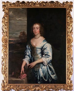 English 17th century portrait of Anne Berney of Park Hall, Reedham, Norfolk
